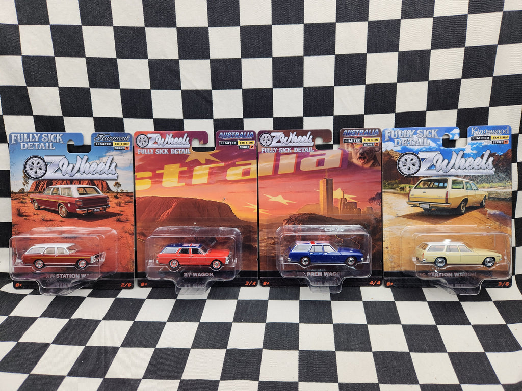 Oz Wheels ONLINE ONLY CLEARANCE SPECIAL Aussie Wagon Mega Bundle 2X Holden + 2X Ford
