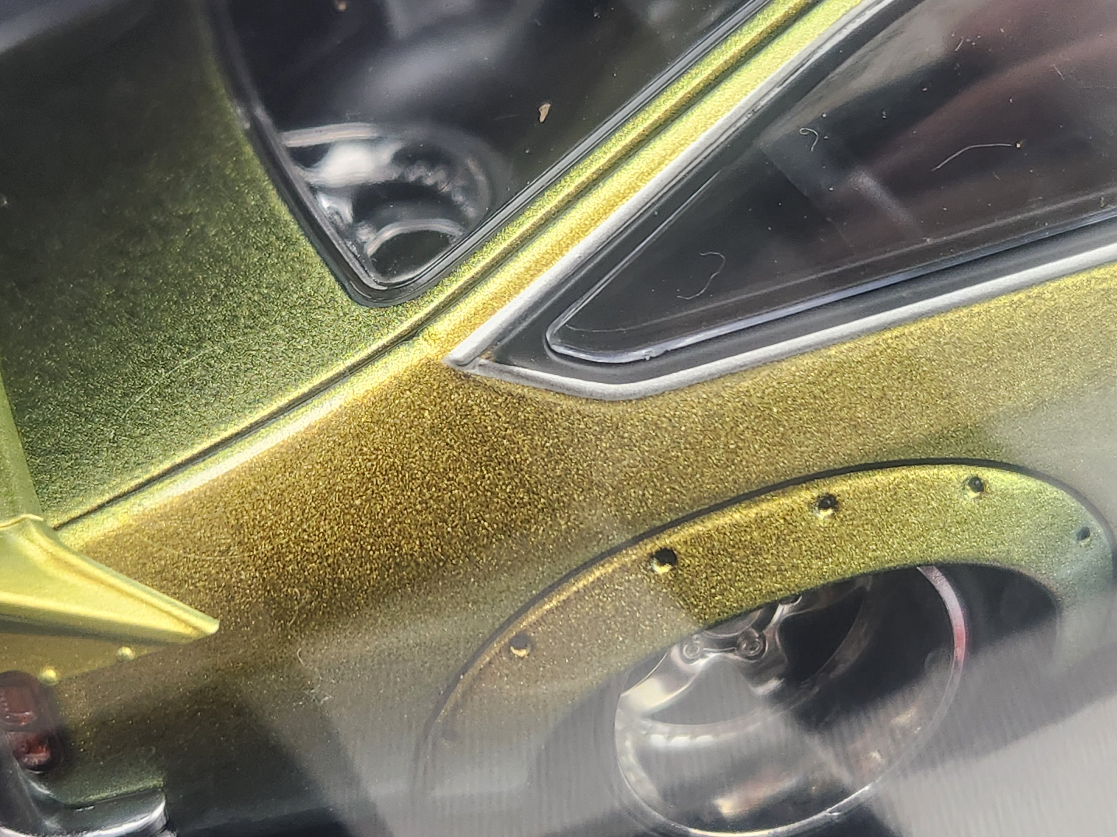 DDA 1/24 A9X Custom Blown Colour Changing Paint Wheels