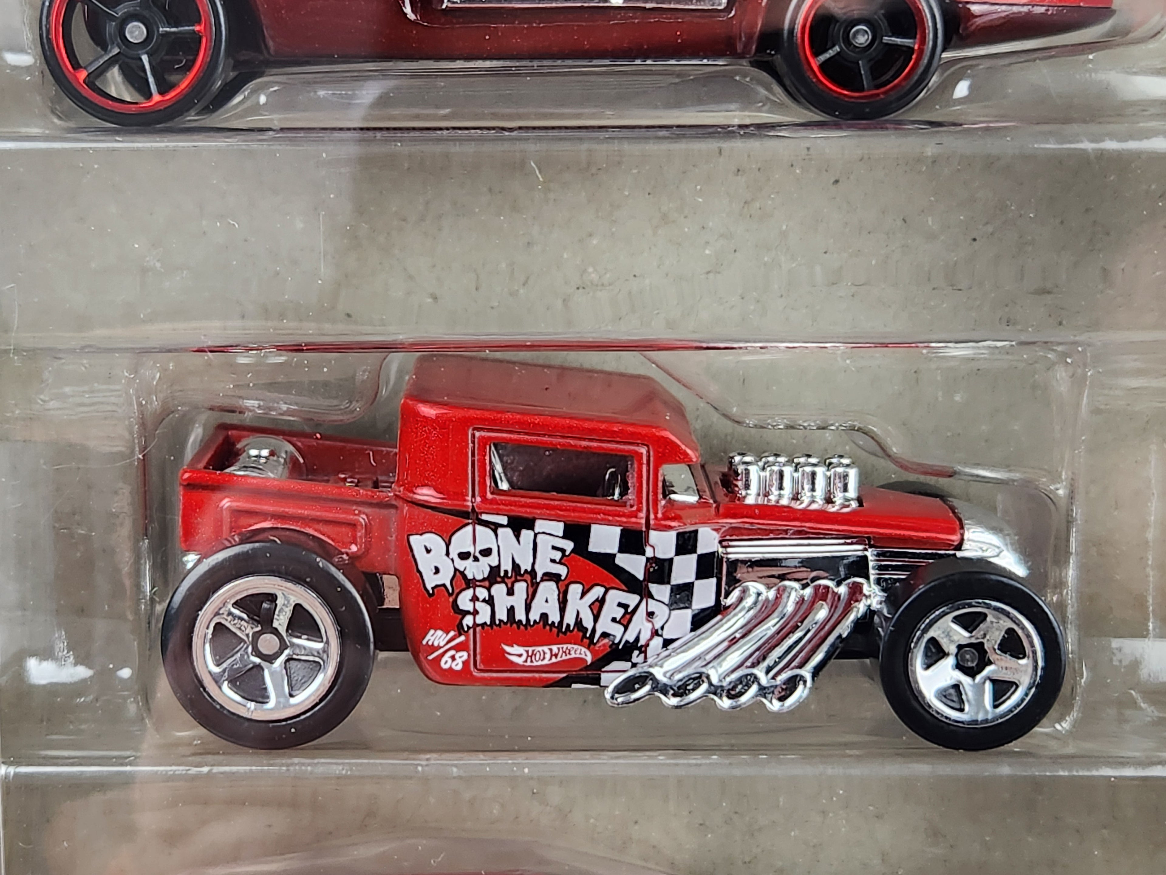 Hot Wheels Red Edition Mattel 80th Anniversary 5 pack Bone Shaker + More