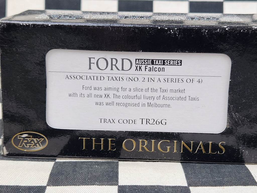 Trax 1/43Ford XK Falcon Associated Taxi TR26G