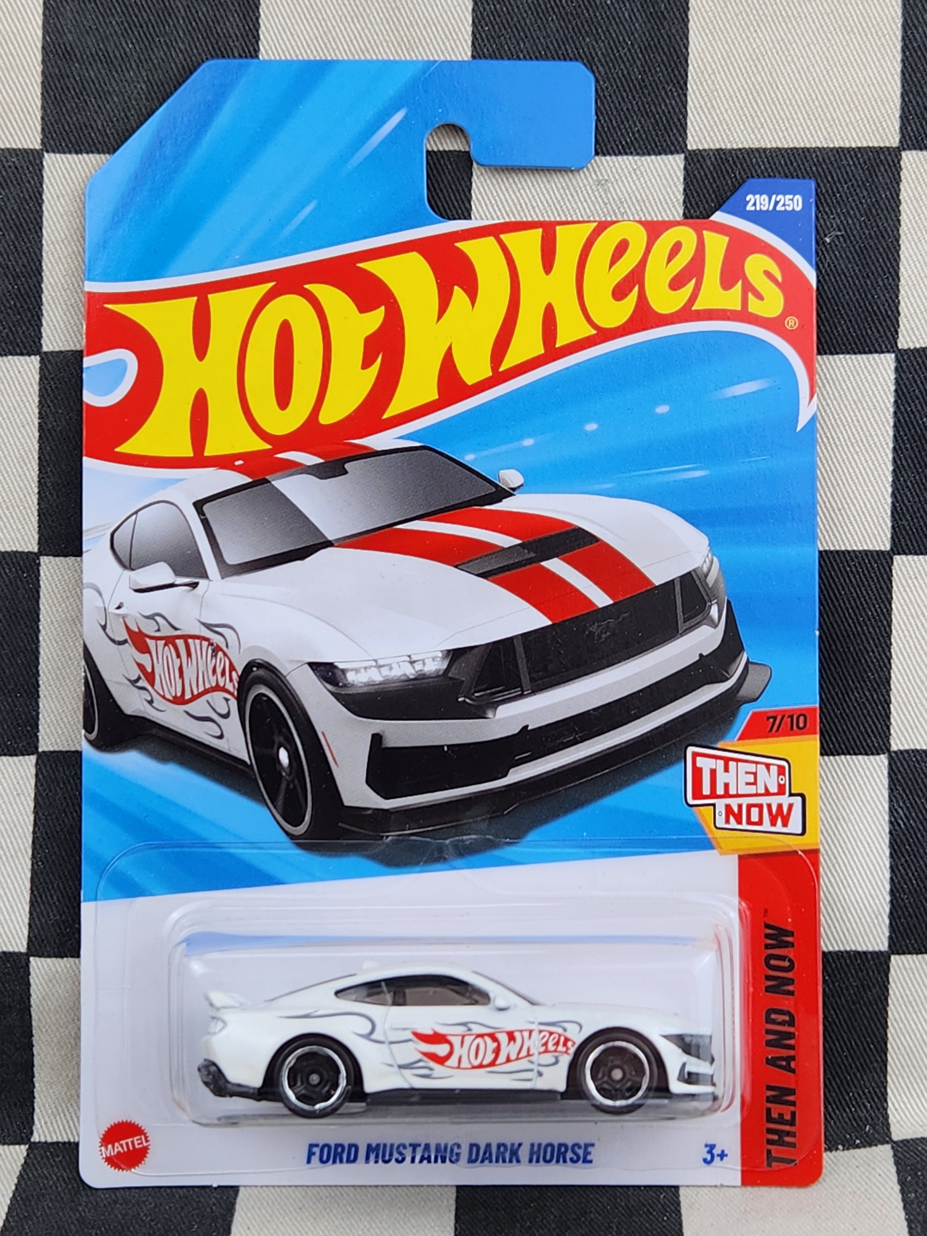 Hot Wheels 2025 Then & Now Ford Mustang Dark Horse