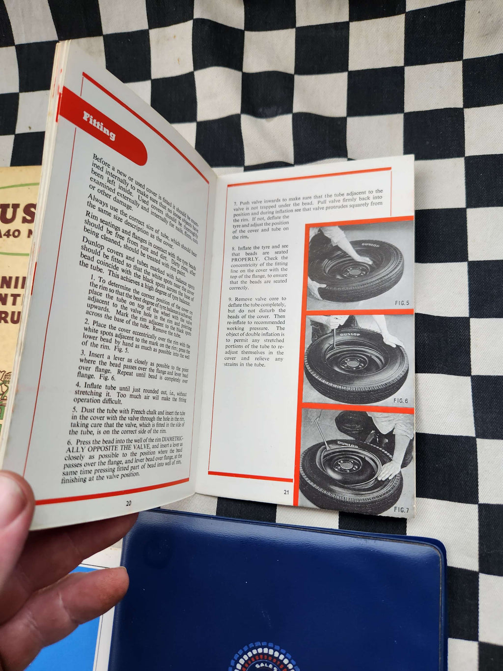BMC Austin A40 Owners Glovebox Manual Set incl Dealers Wallet