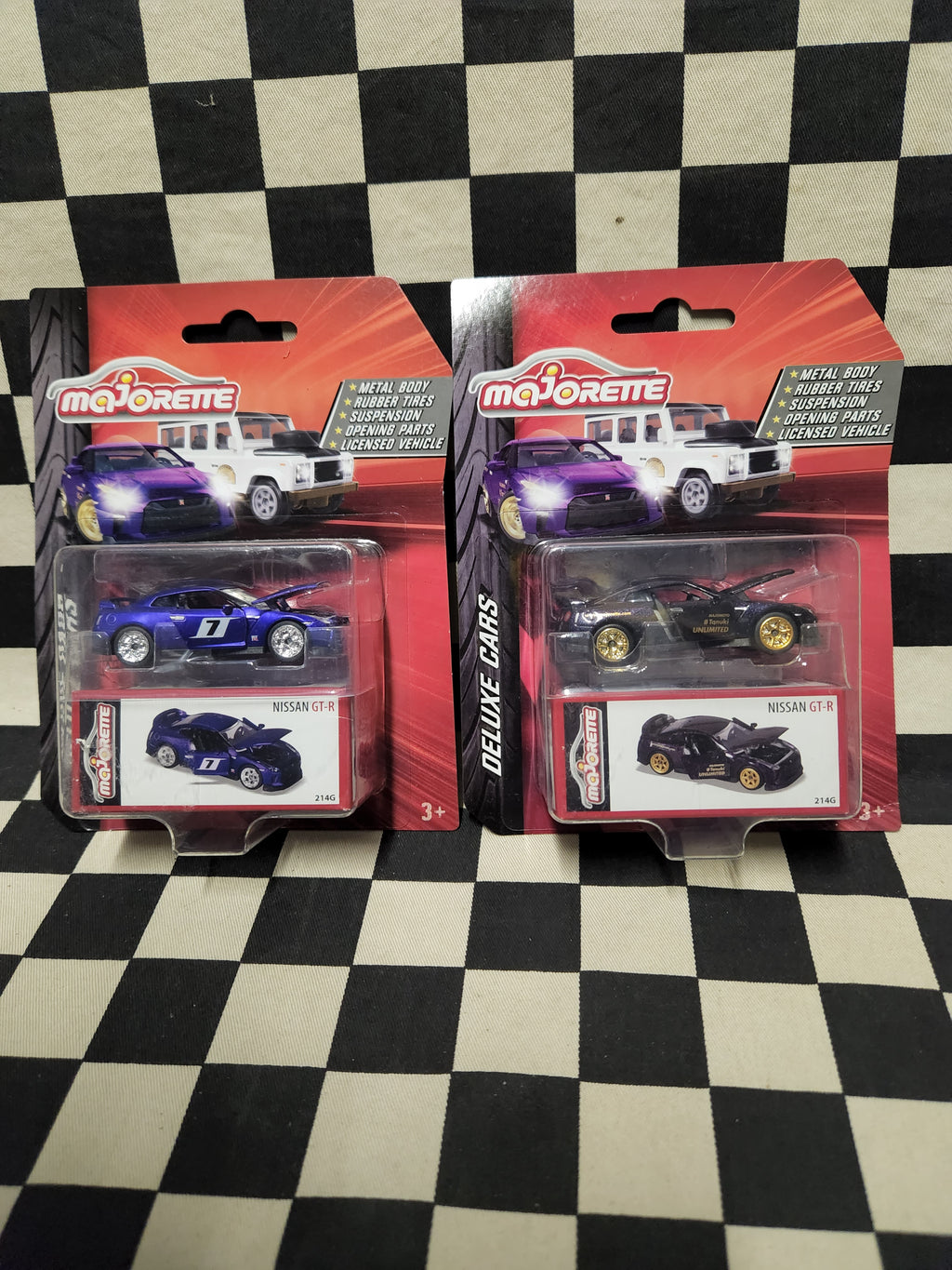 Majorette Deluxe Nissan GTR Skyline Choice of 2