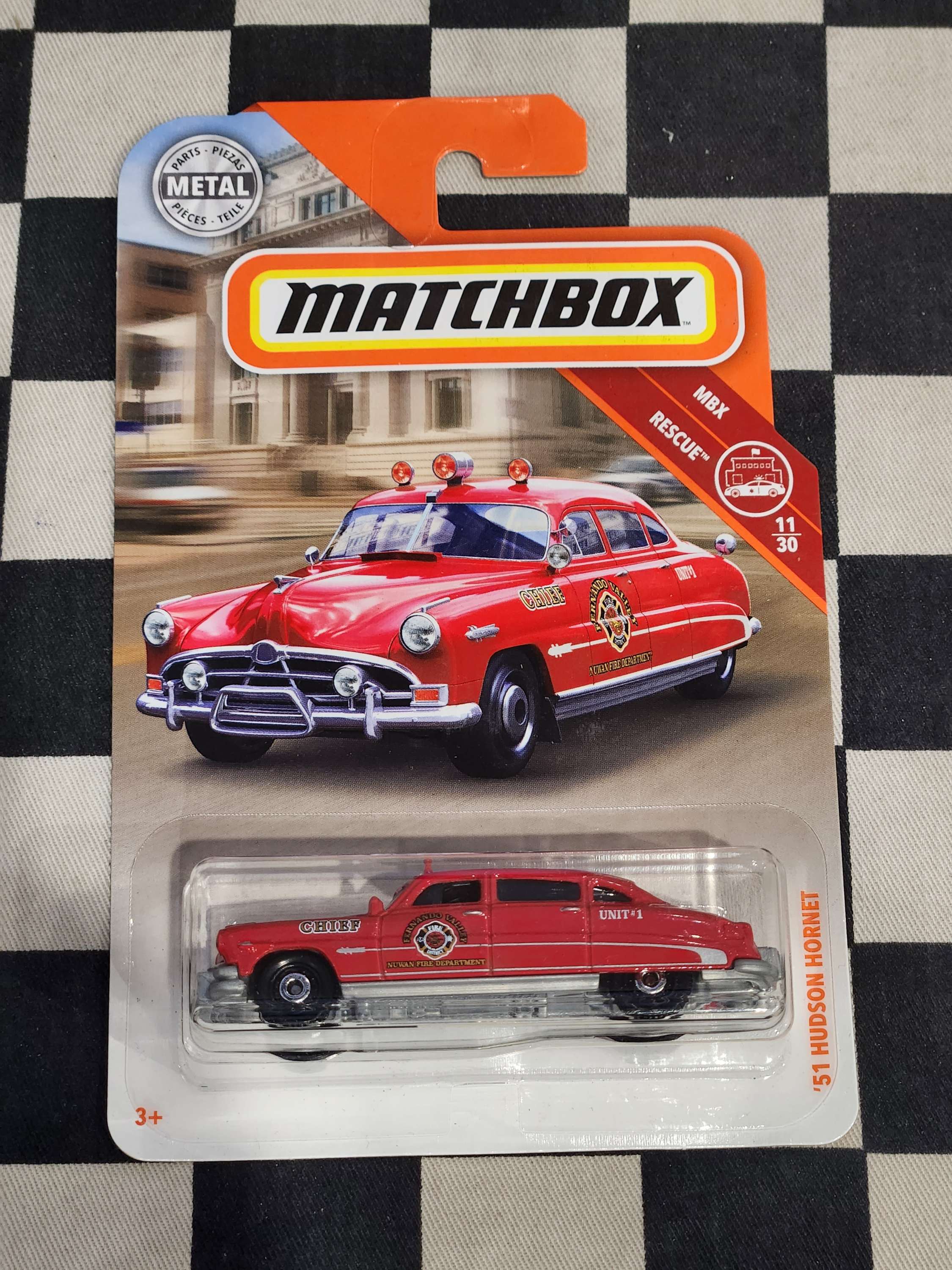 Matchbox 2018 '51 Hudson Hornet Fire Chief