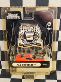 Muscle Machines 5th Anniversary 69 Chevelle Card Plastic Yellowed