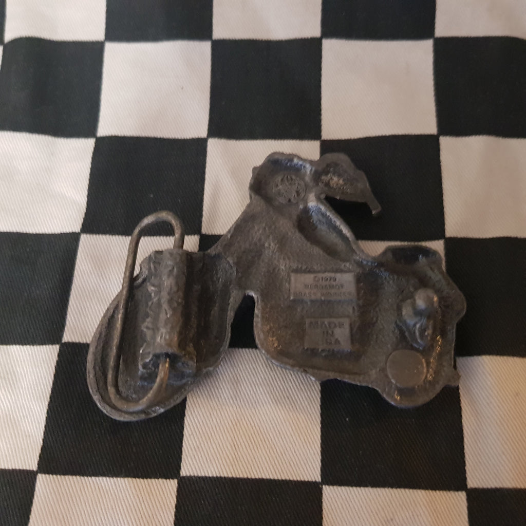 Motorcycle Belt Buckle Made in USA Harley Norton Indian Yamaha Suzuki