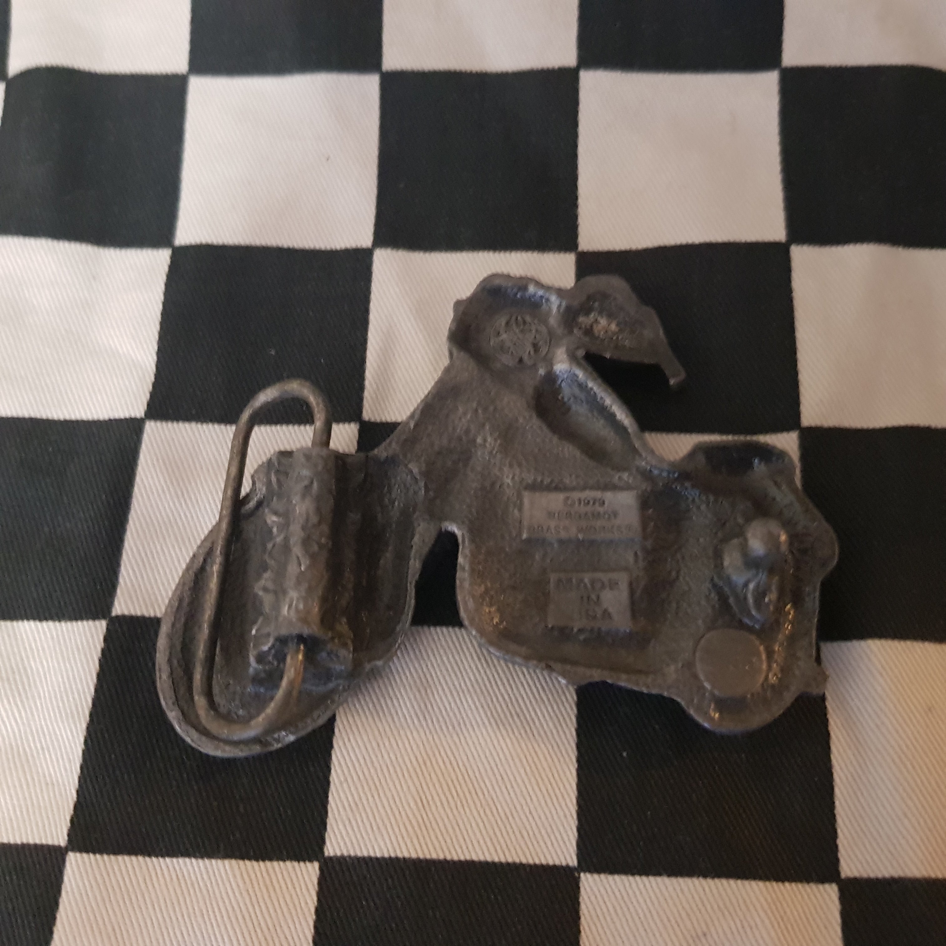 Motorcycle Belt Buckle Made in USA Harley Norton Indian Yamaha Suzuki