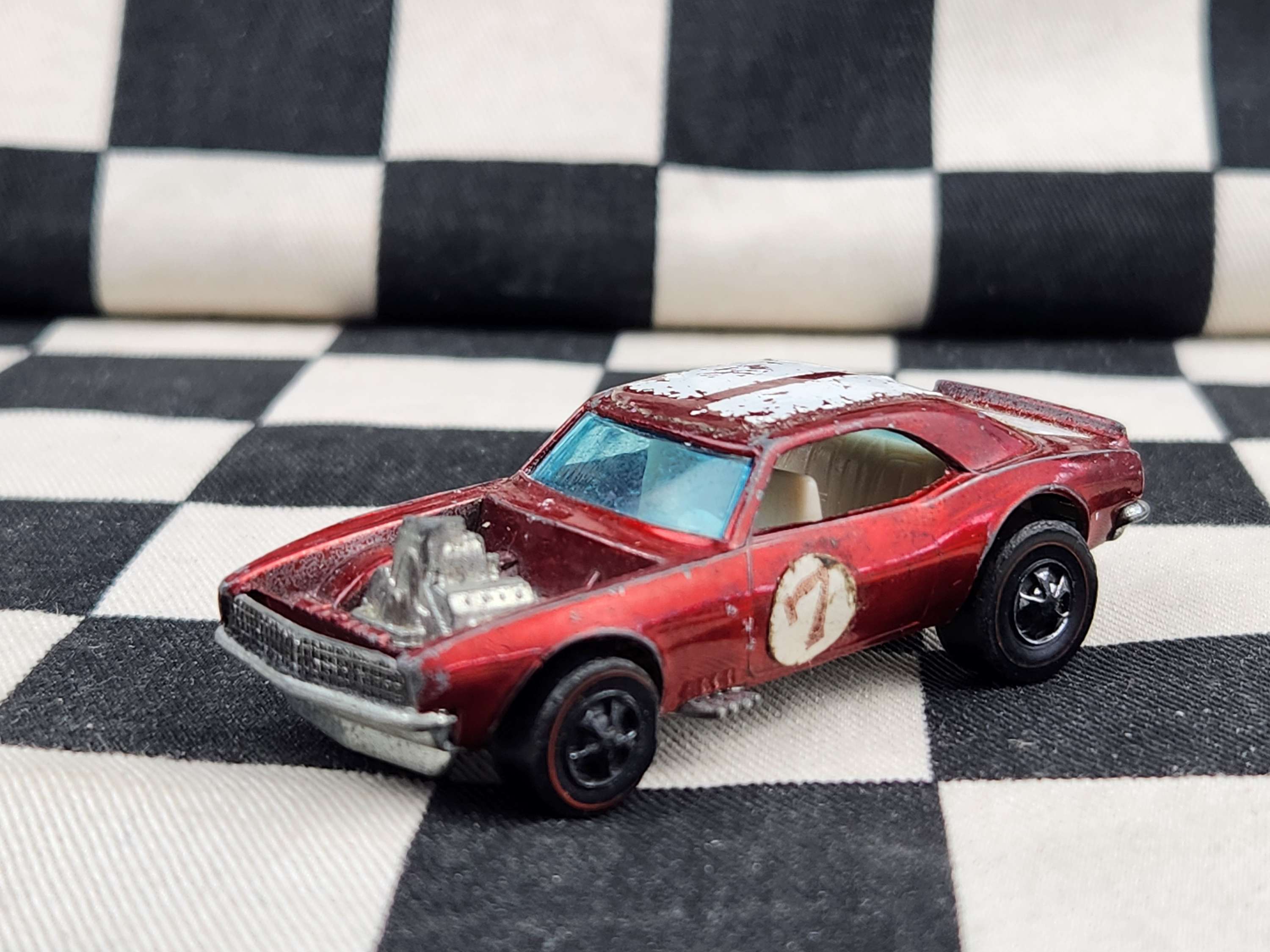 Hot Wheels Redline Heavy Chevy Camaro Spectraflame Red Hong Kong
