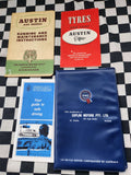 BMC Austin A40 Owners Glovebox Manual Set incl Dealers Wallet