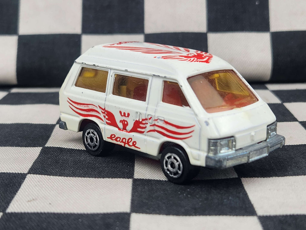 Vintage Loose Majorette Toyota Lite Ace Eagle Van White