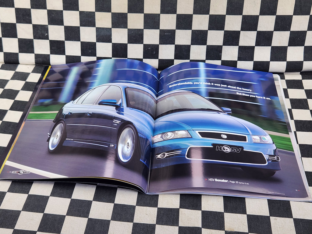 HSV Holden Commodore VE 2005 FULL RANGE 36 Page Sales Brochure