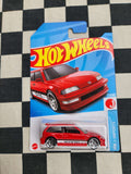 Hot Wheels 2022 J Imports 90 Honda Civic EF Red