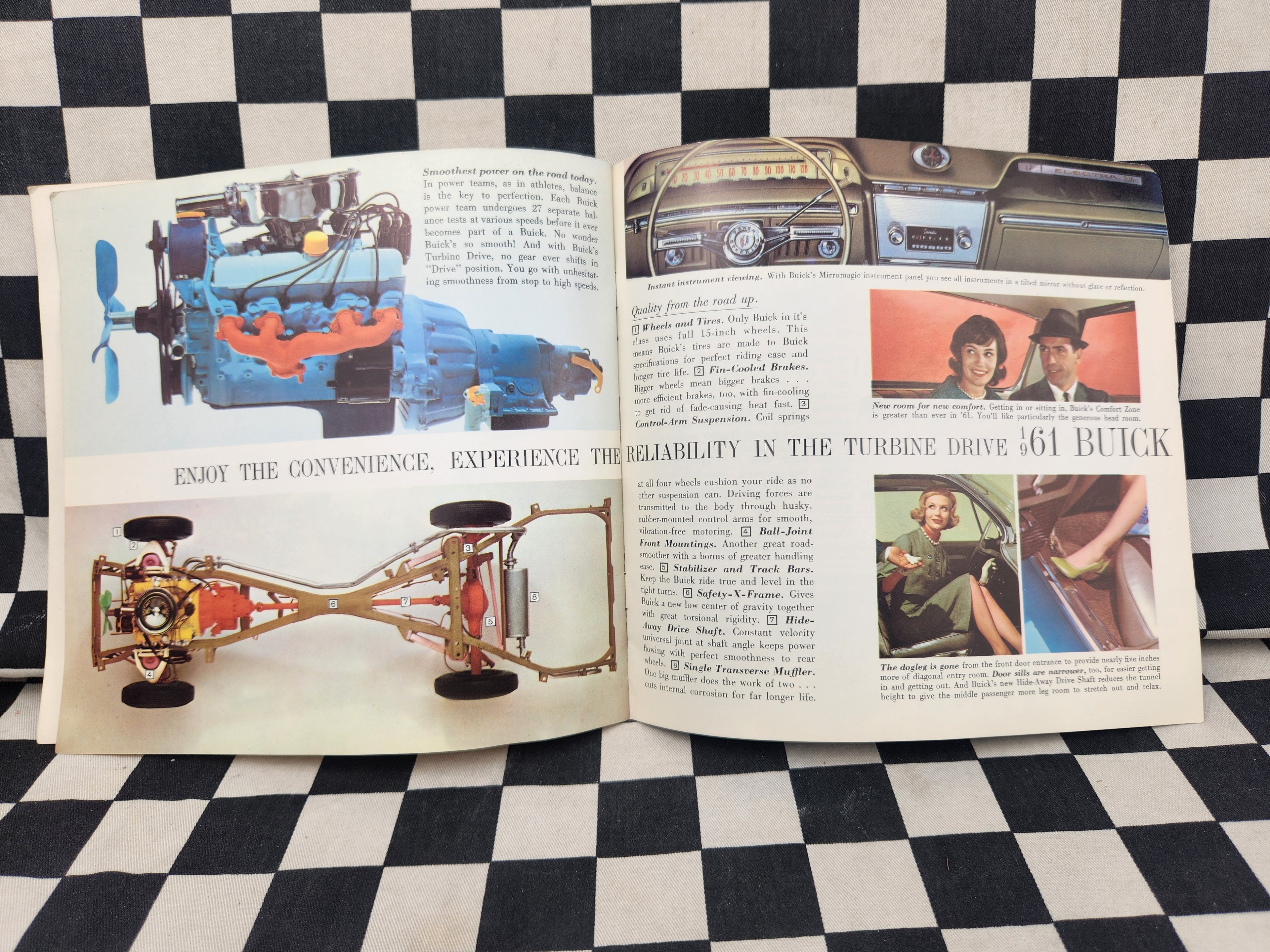 Genuine 1961 Buick Full Size Turbine Drive Sales Brochure