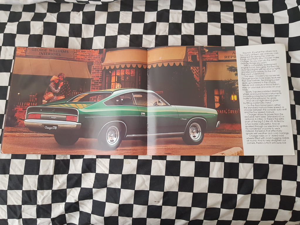 Original CL Charger 770 Sales Brochure