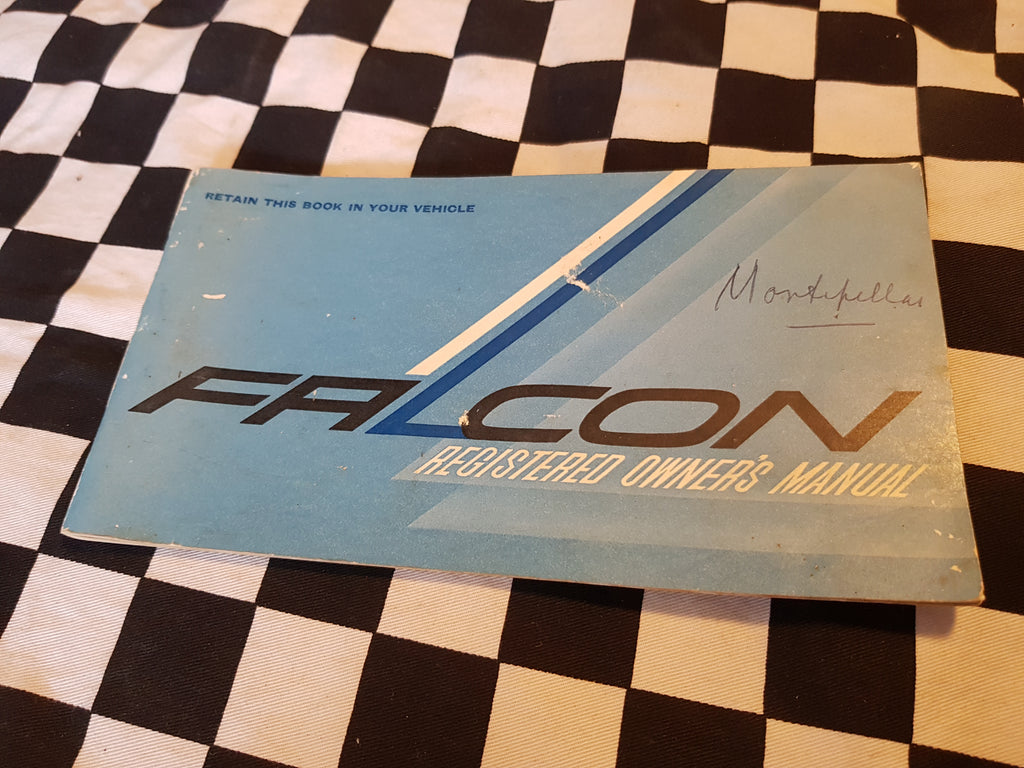 XR Falcon Owners Manual