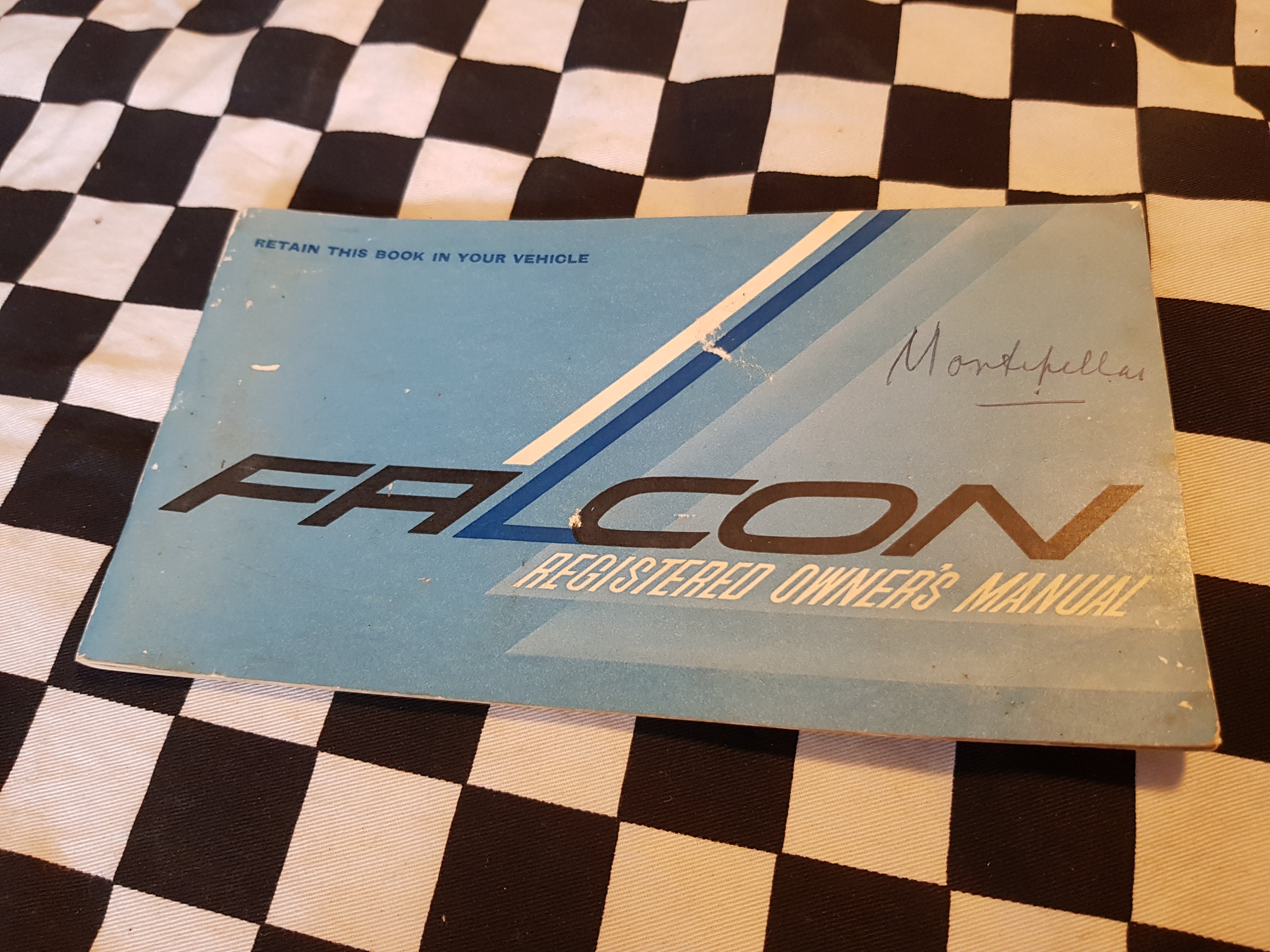 XR Falcon Owners Manual