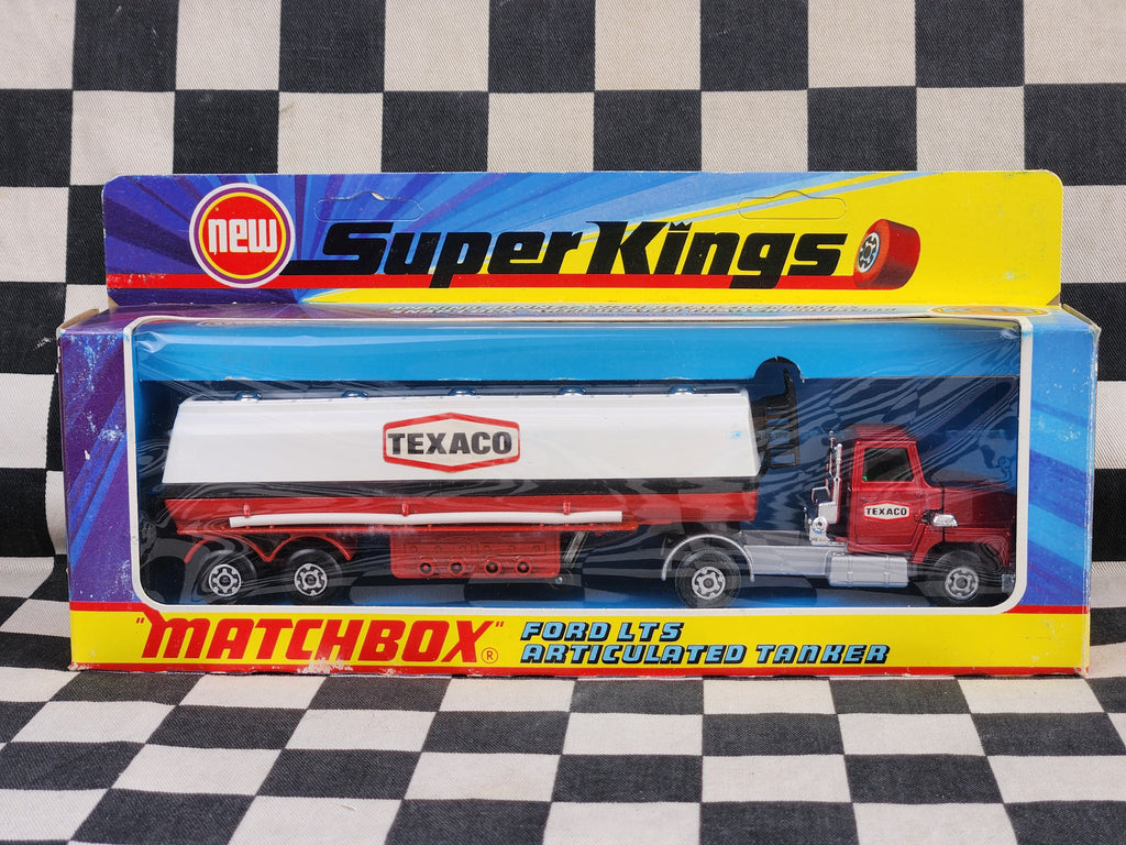 Vintage 1973 Matchbox Super Kings K16 TEXACO Ford LT5 Articulated Tanker Truck