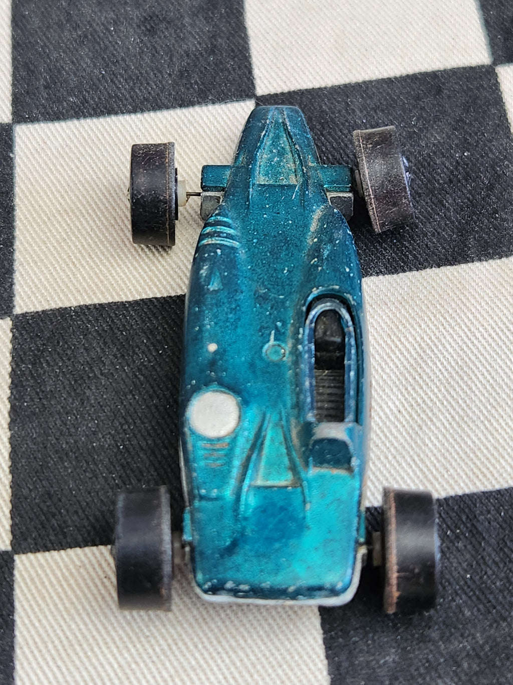 Vintage Loose Hot Wheels Redline Shelby Turbine Teal Spectraflame HK