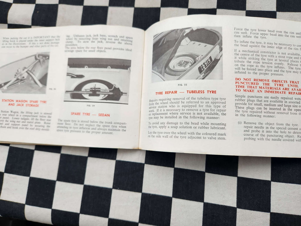 Chrysler Valiant AP5 Owners Glovebox Manual Nov 1963 print