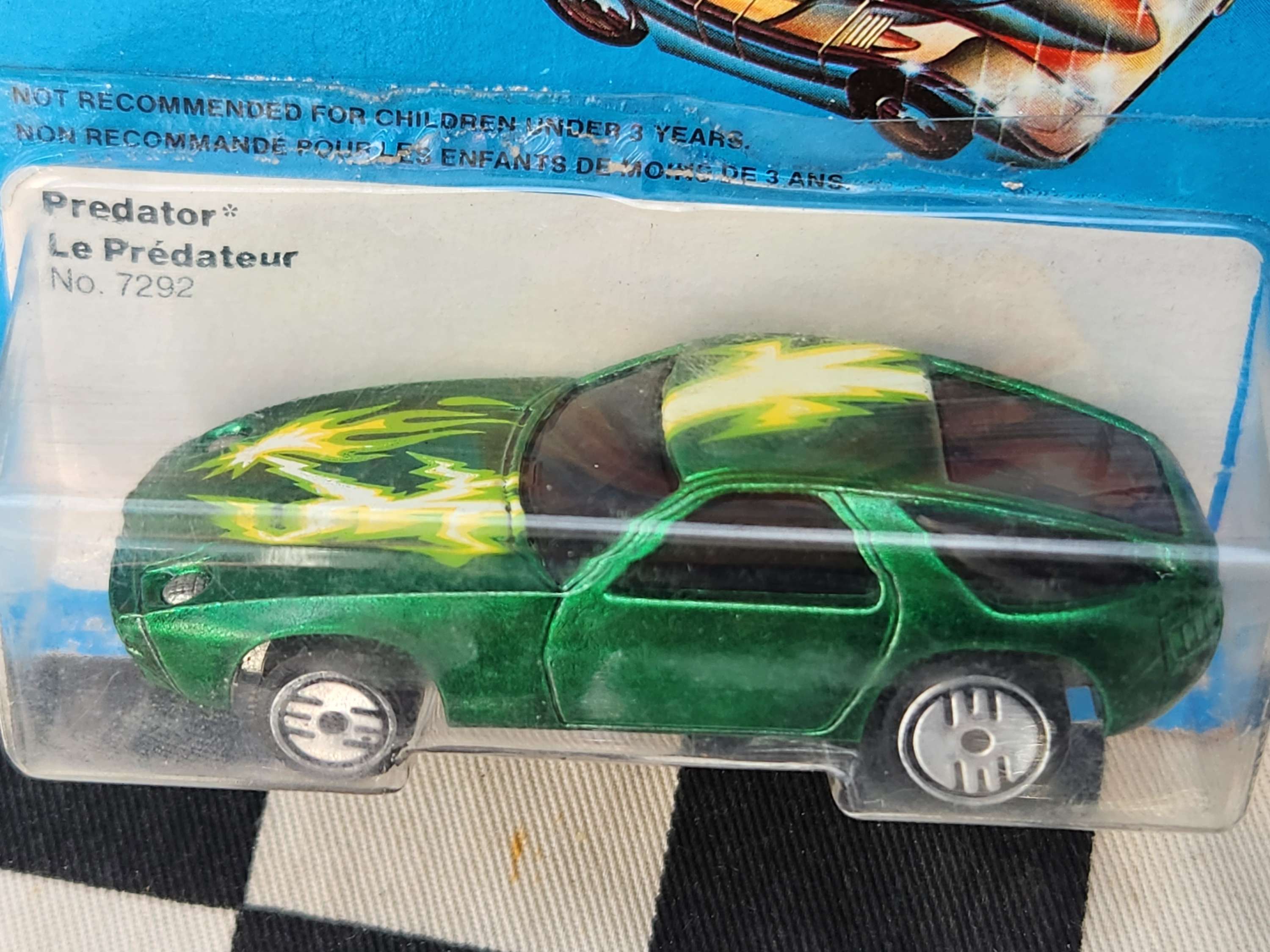 Vintage Carded Hot Wheels 1983 Ultra Hots Predator Porsche 928 Green