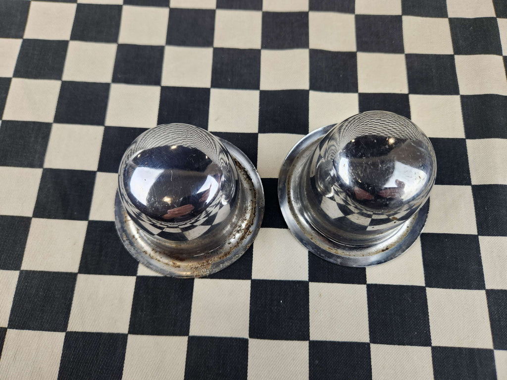 Original Pair of 60s Holden Chrome Domes