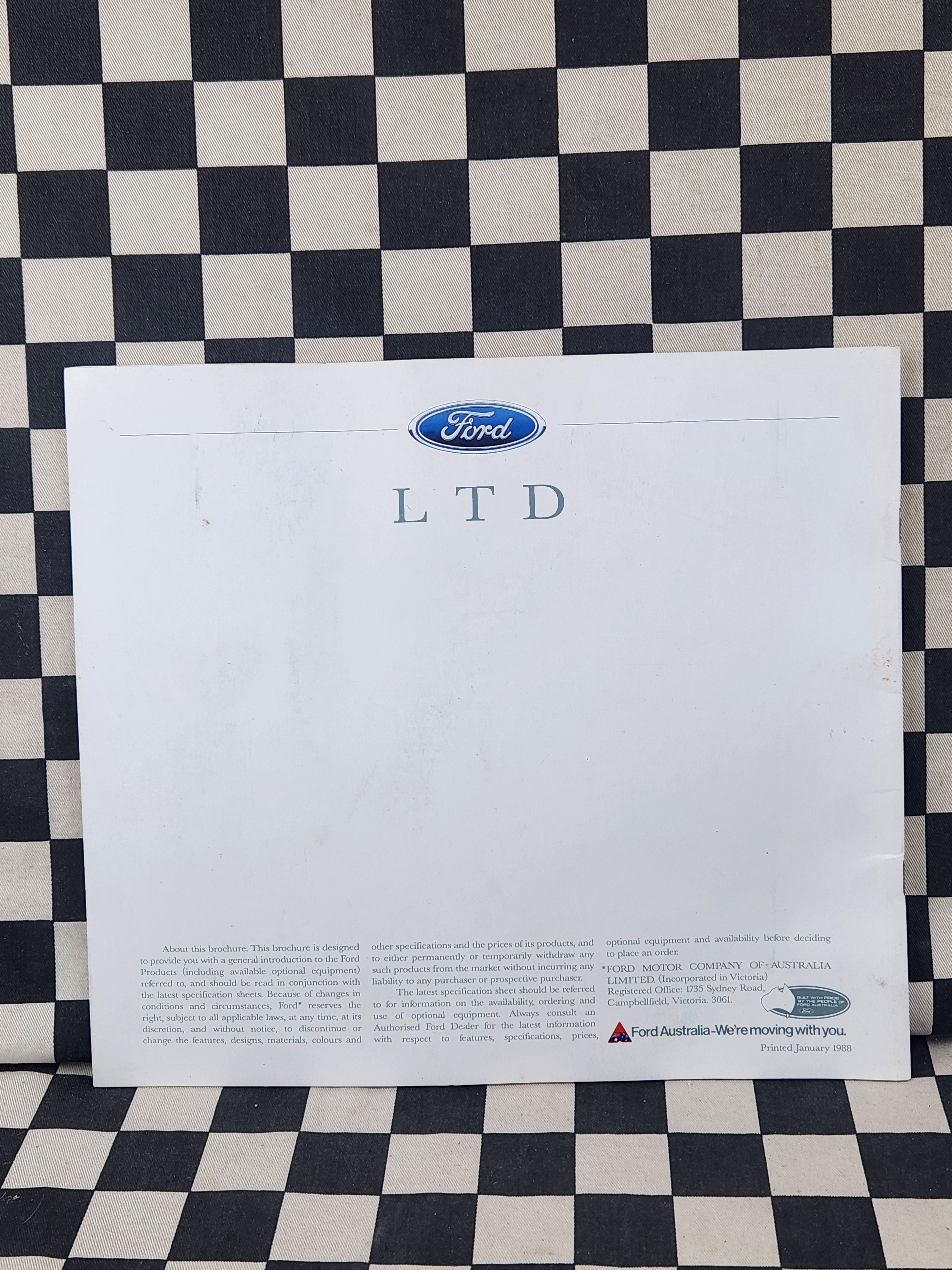 Ford DA LTD Sales Brochure