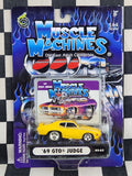Muscle Machines 69 Pontiac GTO Judge Yellow