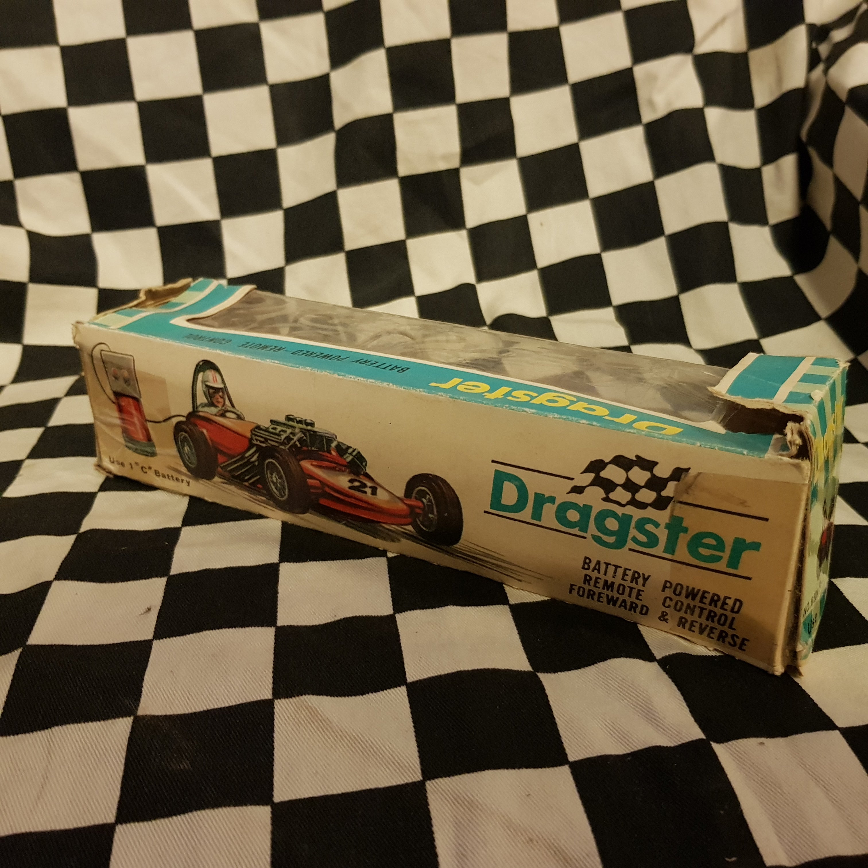 Rare Early 1960s Speed King Remote Control Front Engine Dragster