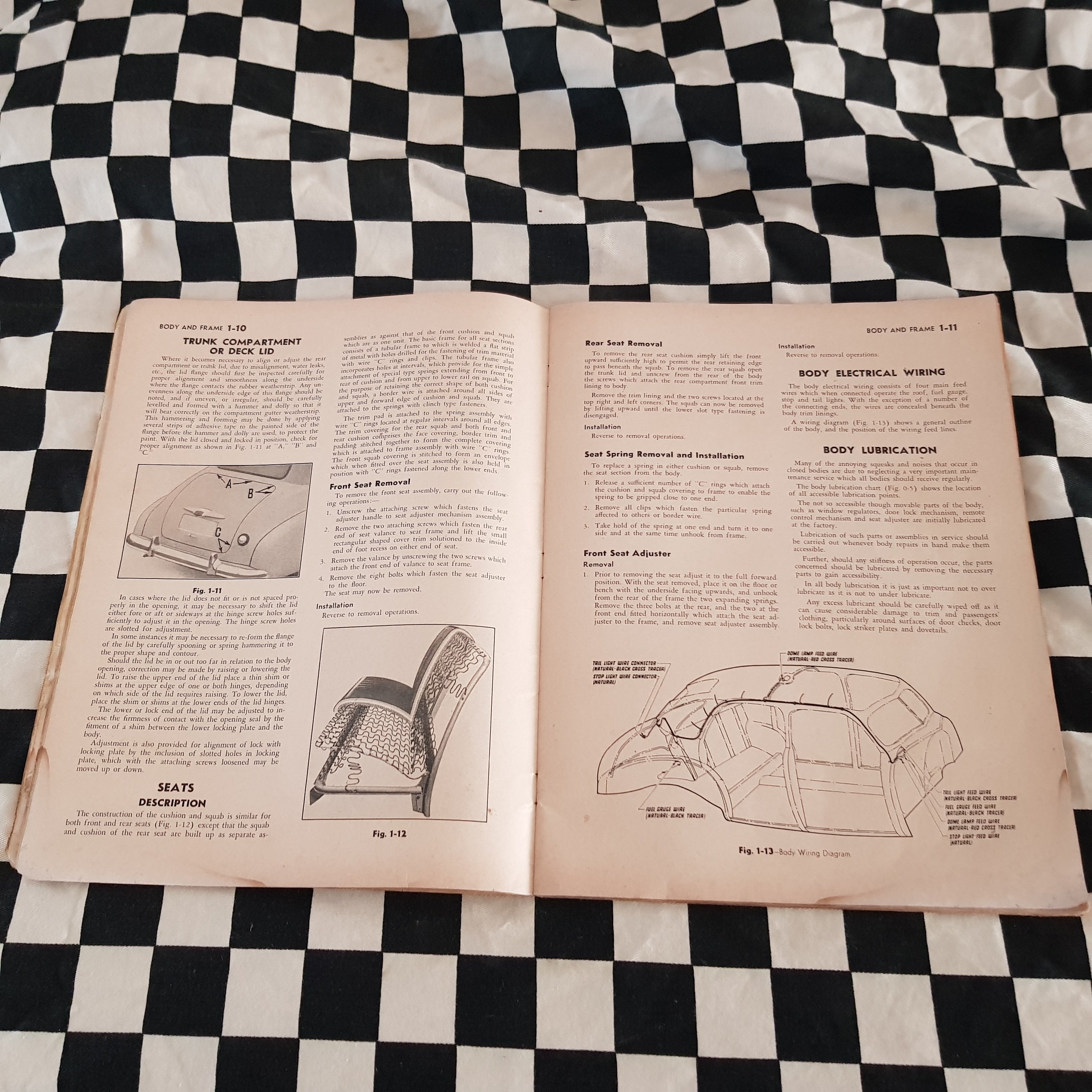 The Holy Grail! Ultra Rare Advance Service Information 1948 Holden Manual FX