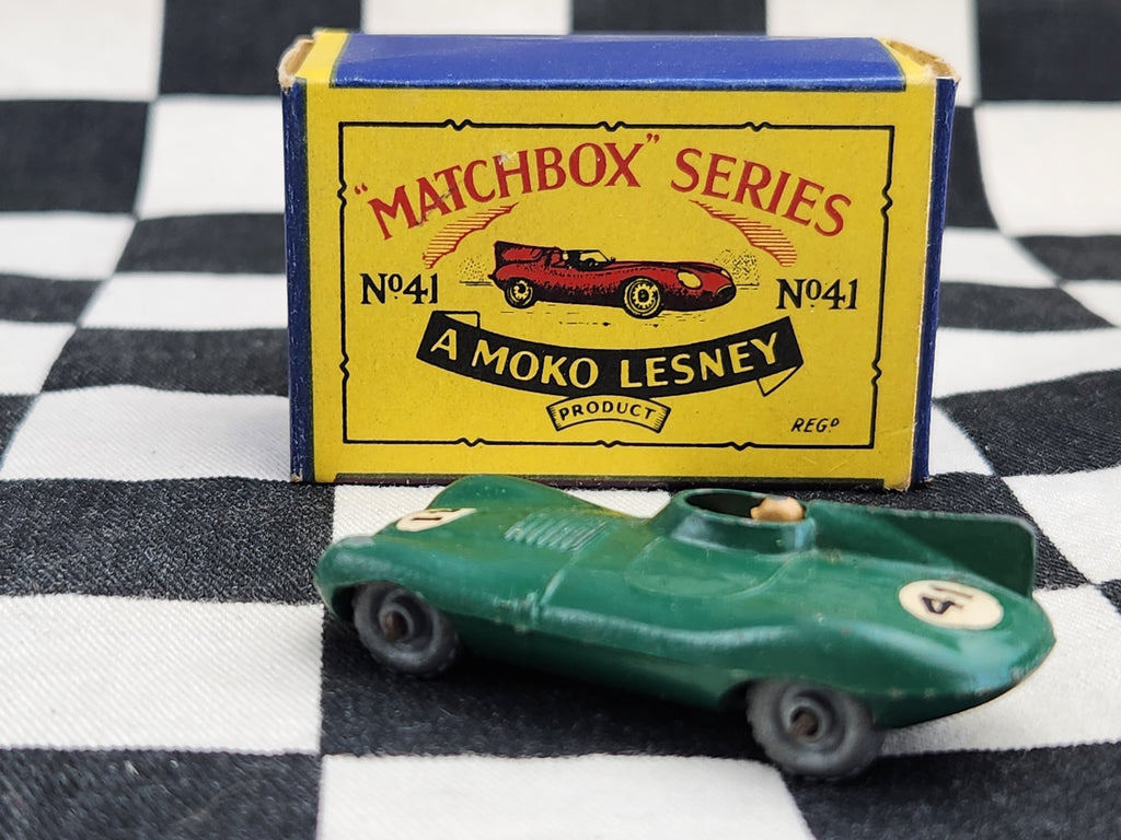 Matchbox Lesney Moko No41 Jaguar D Type in Original Box