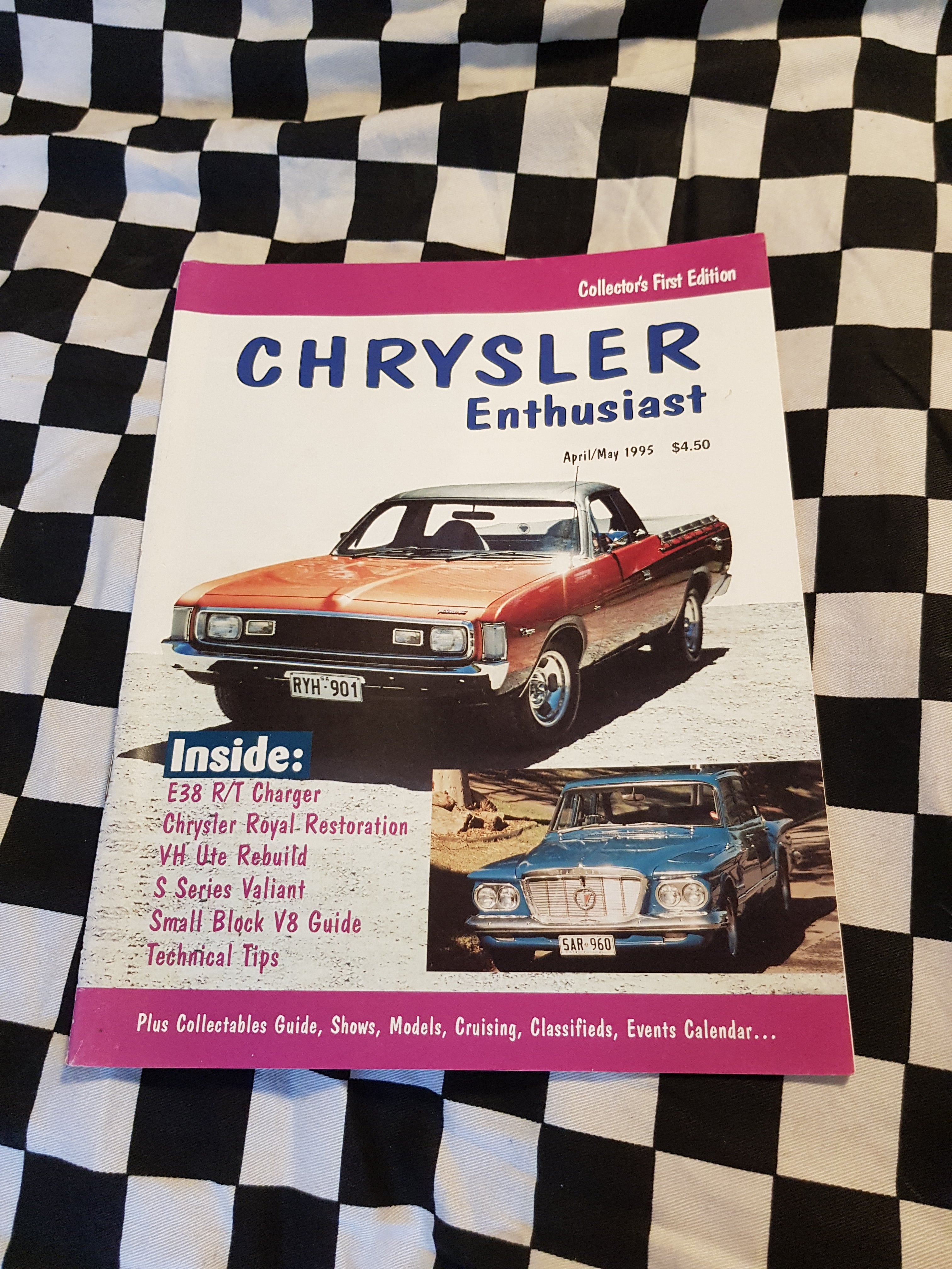 Chrysler Enthusiast Magazine #1 First Issue RARE!