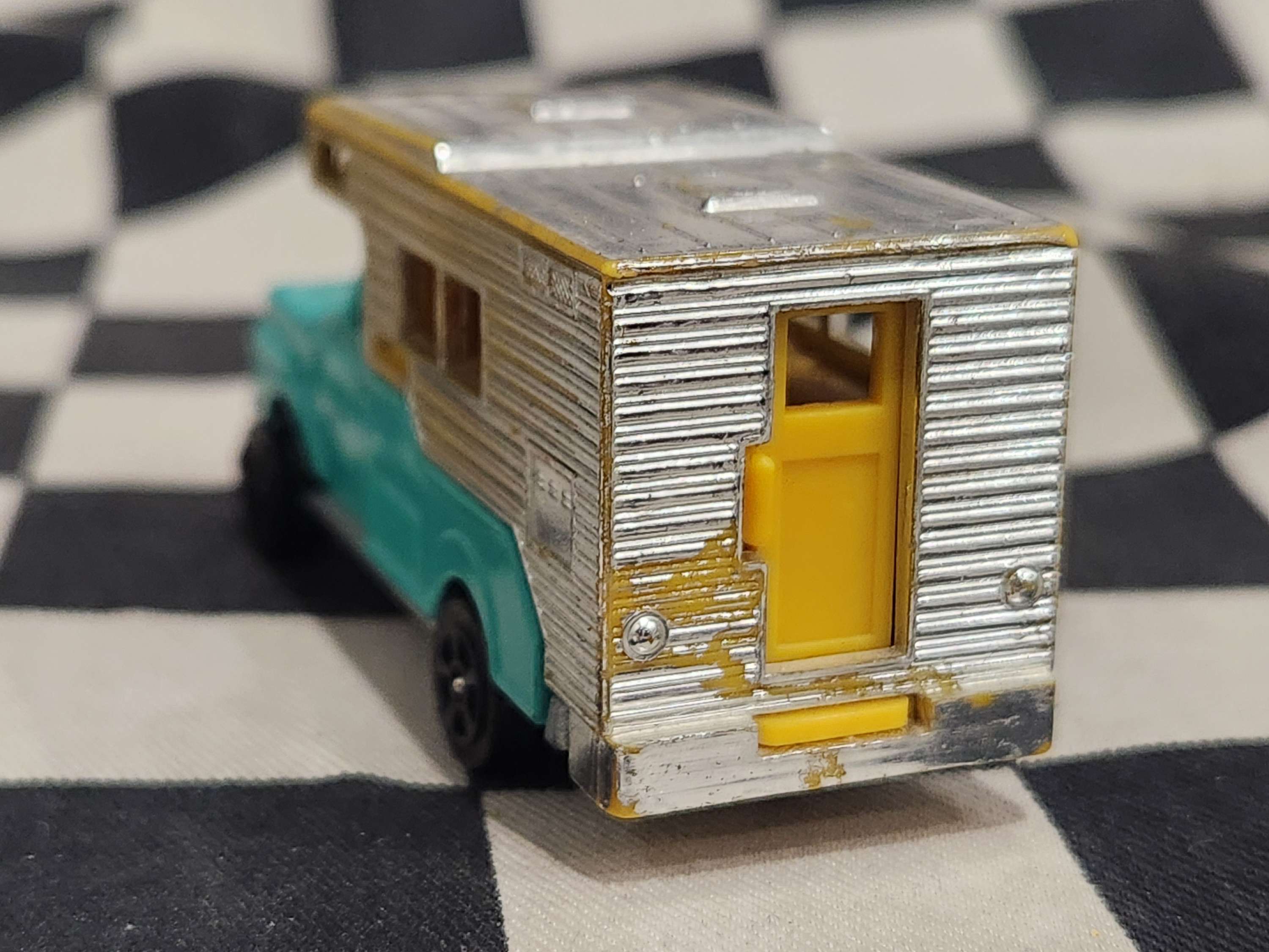 Vintage Loose Corgi Ford F100 Camper Aqua