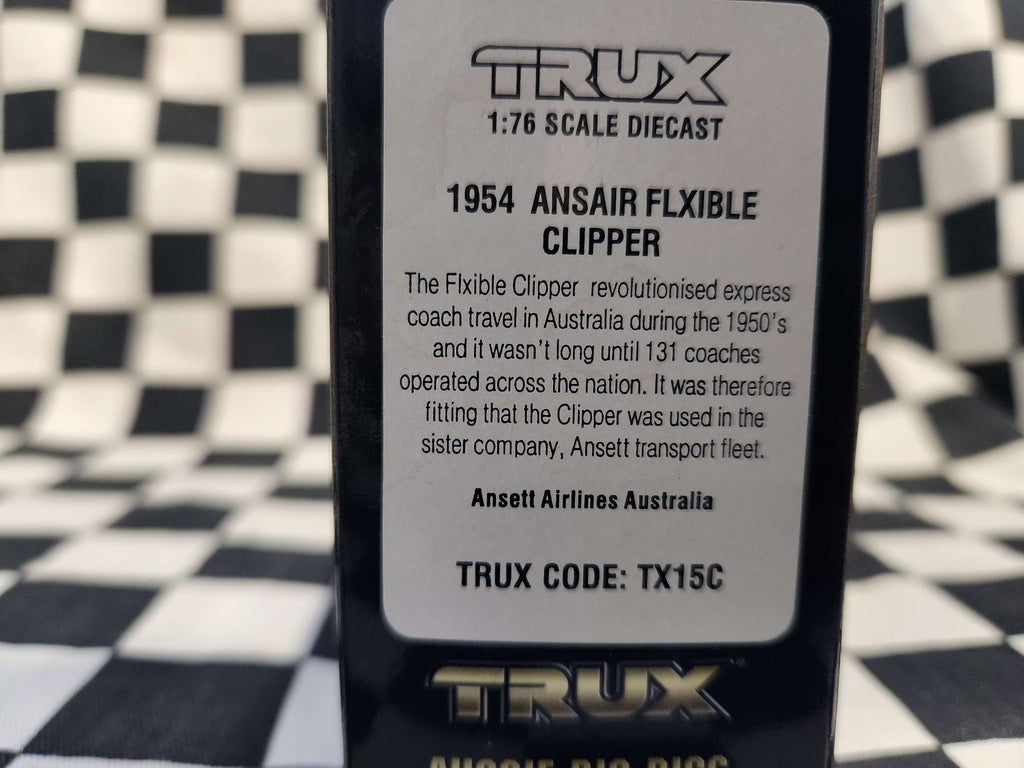 TRUX 1954 Ansair Flxible Clipper Ansett Bus Coach TX15C