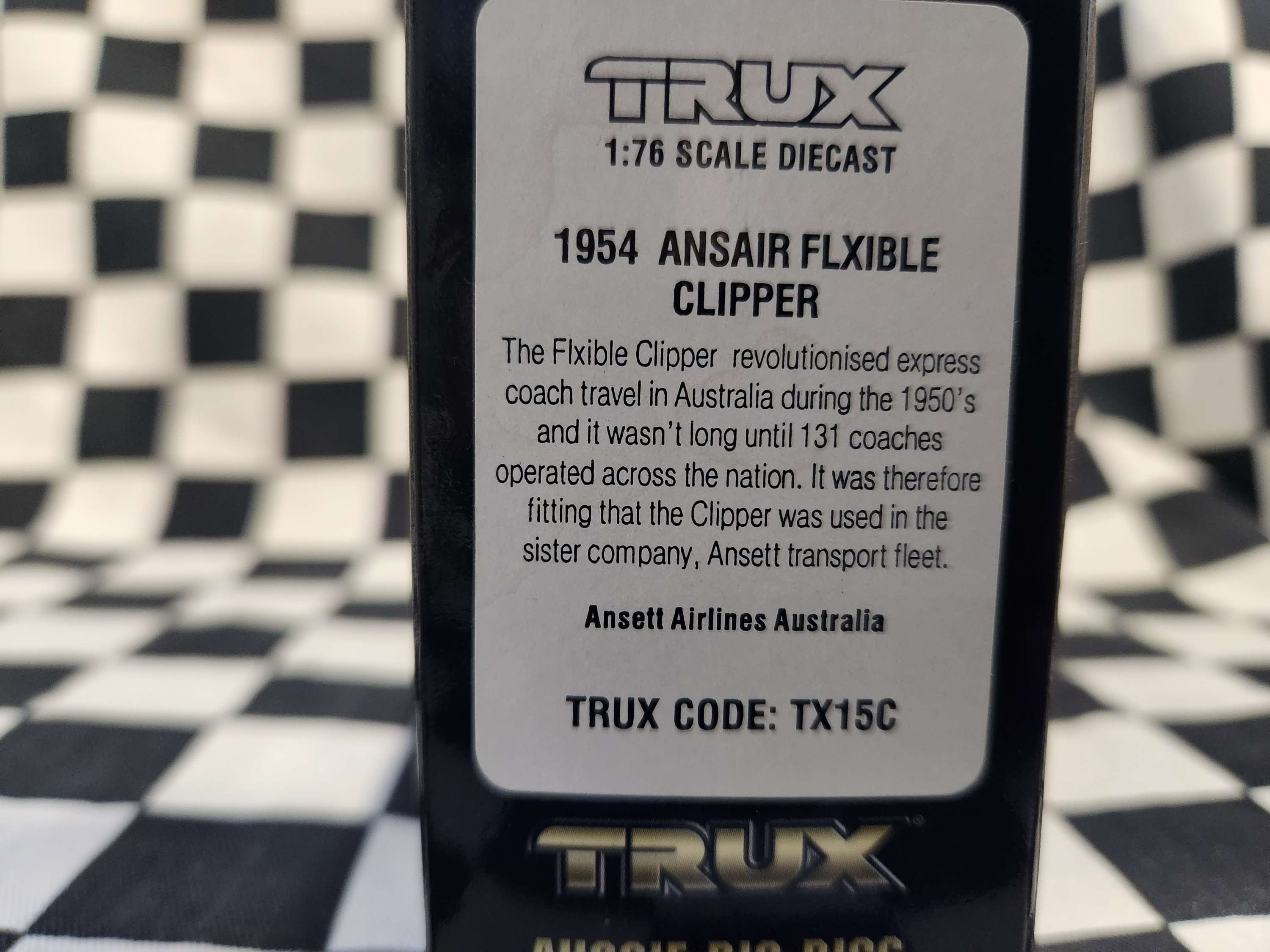 TRUX 1954 Ansair Flxible Clipper Ansett Bus Coach TX15C