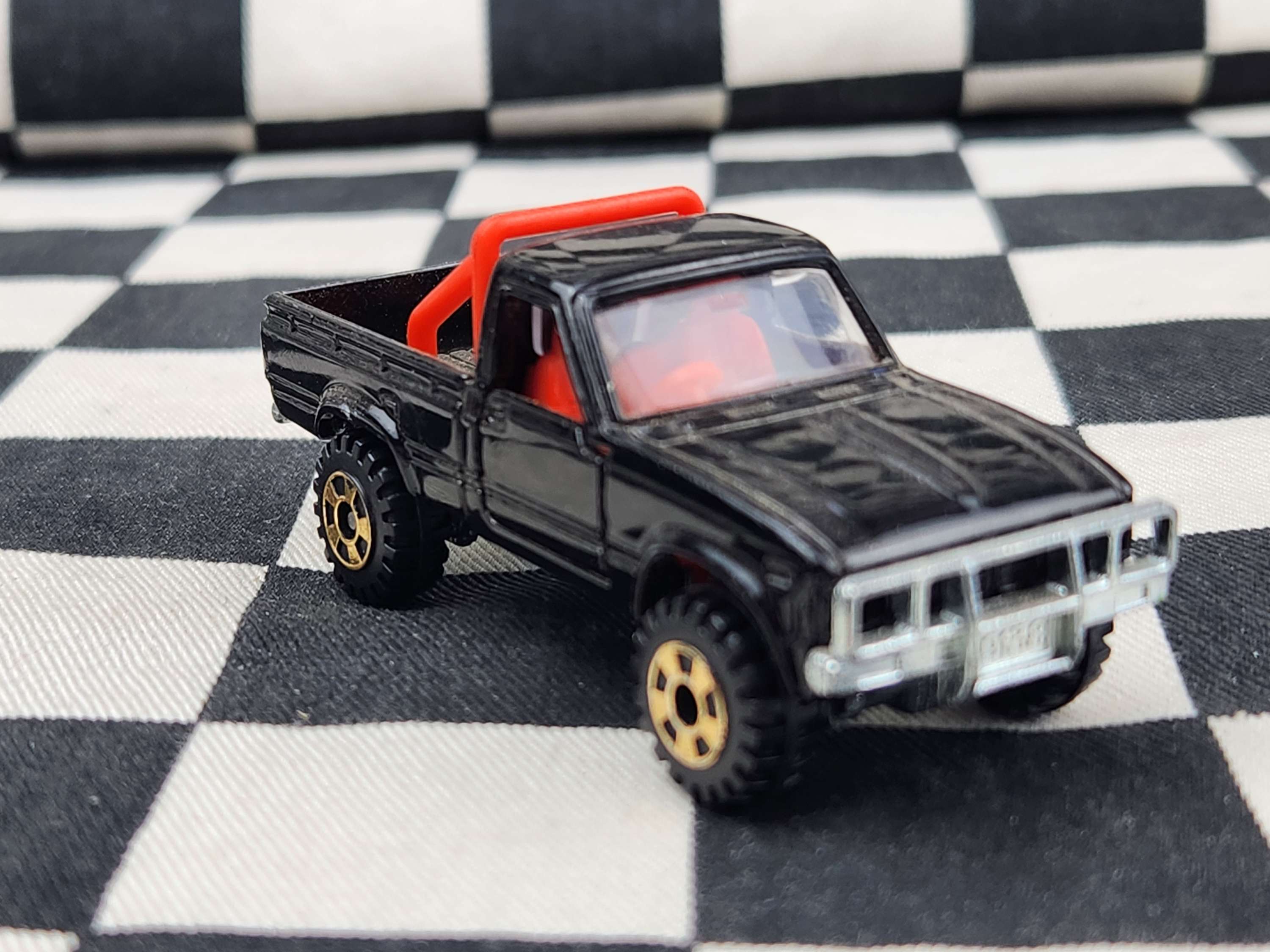 Vintage Loose Tomica Toyota Hilux 4WD Black Nice!
