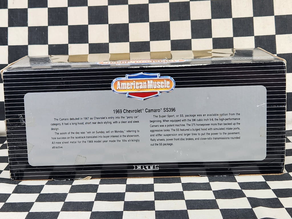 ERTL 1:18 American Muscle 1969 Chevrolet Camaro SS 396