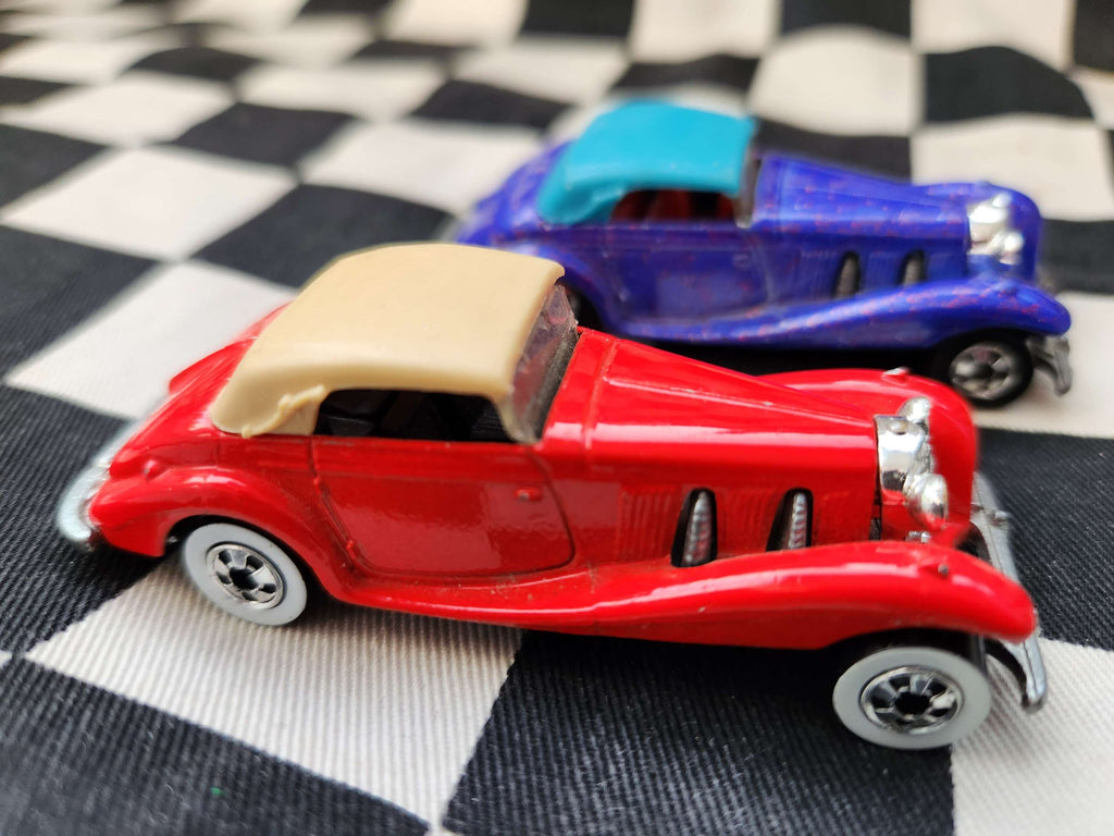 Hot Wheels Loose Mercedes Benz 540k Your Choice ofBlue Blackwalls Red Whitewalls