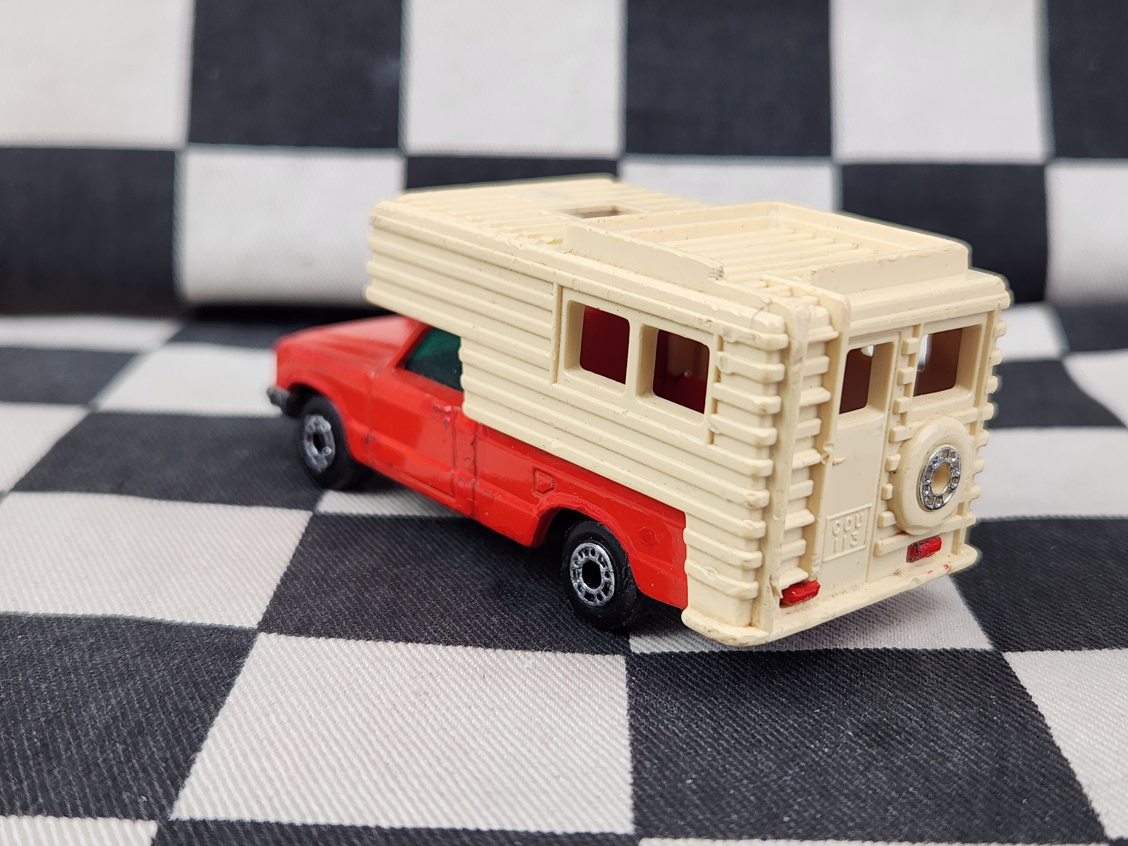 Vintage Loose Matchbox Superfast Slide on Camper Pickup