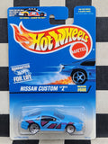 Hot Wheels 1996 #600 Nissan Custom Z Blue