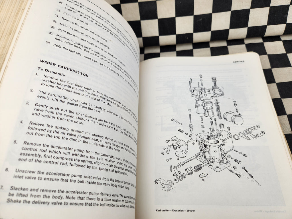 Ford Cortina MK2 220 240 440 GT Factory Workshop Manual