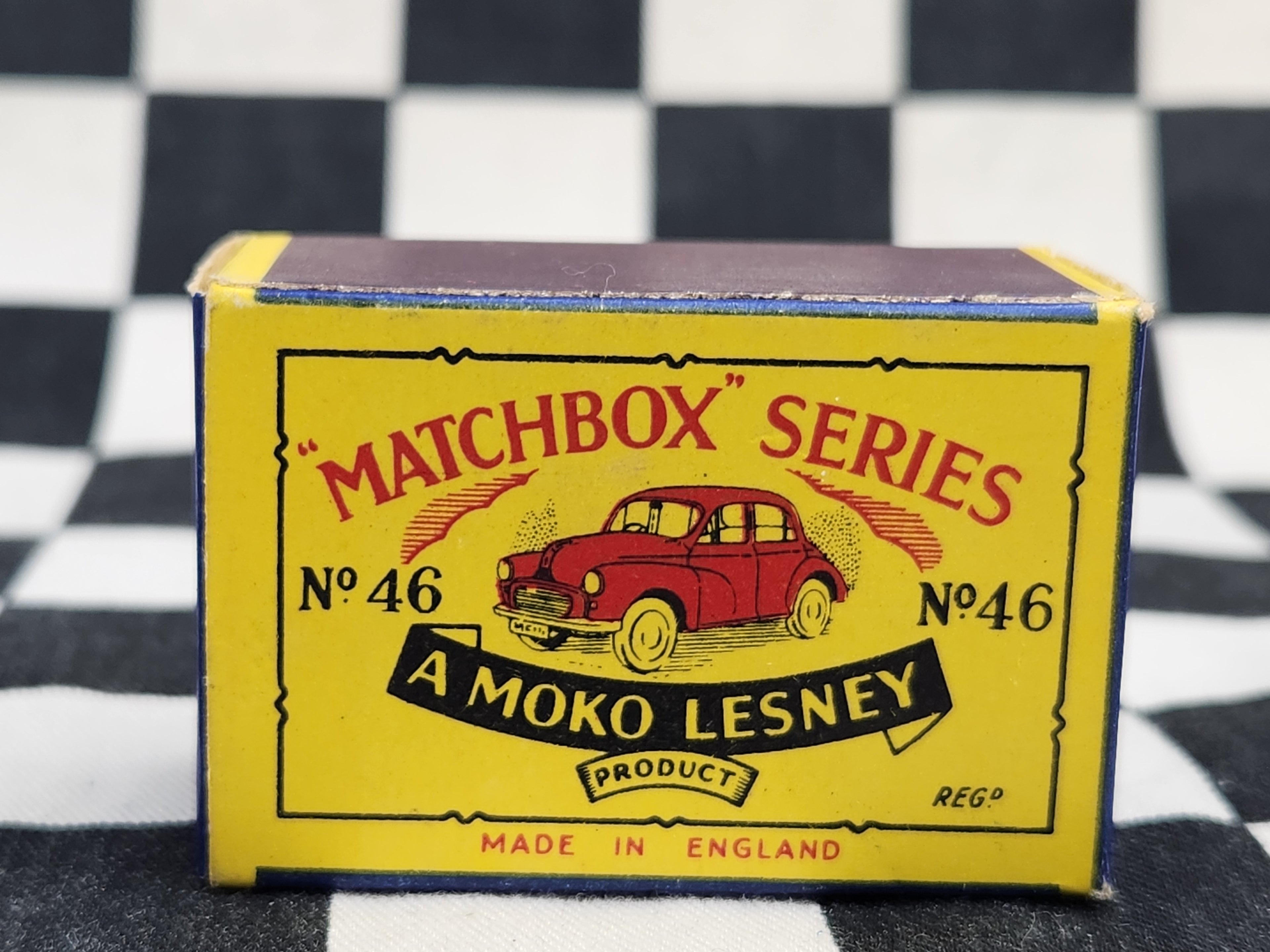 Matchbox Lesney Moko No46 Morris Minor in Original Box