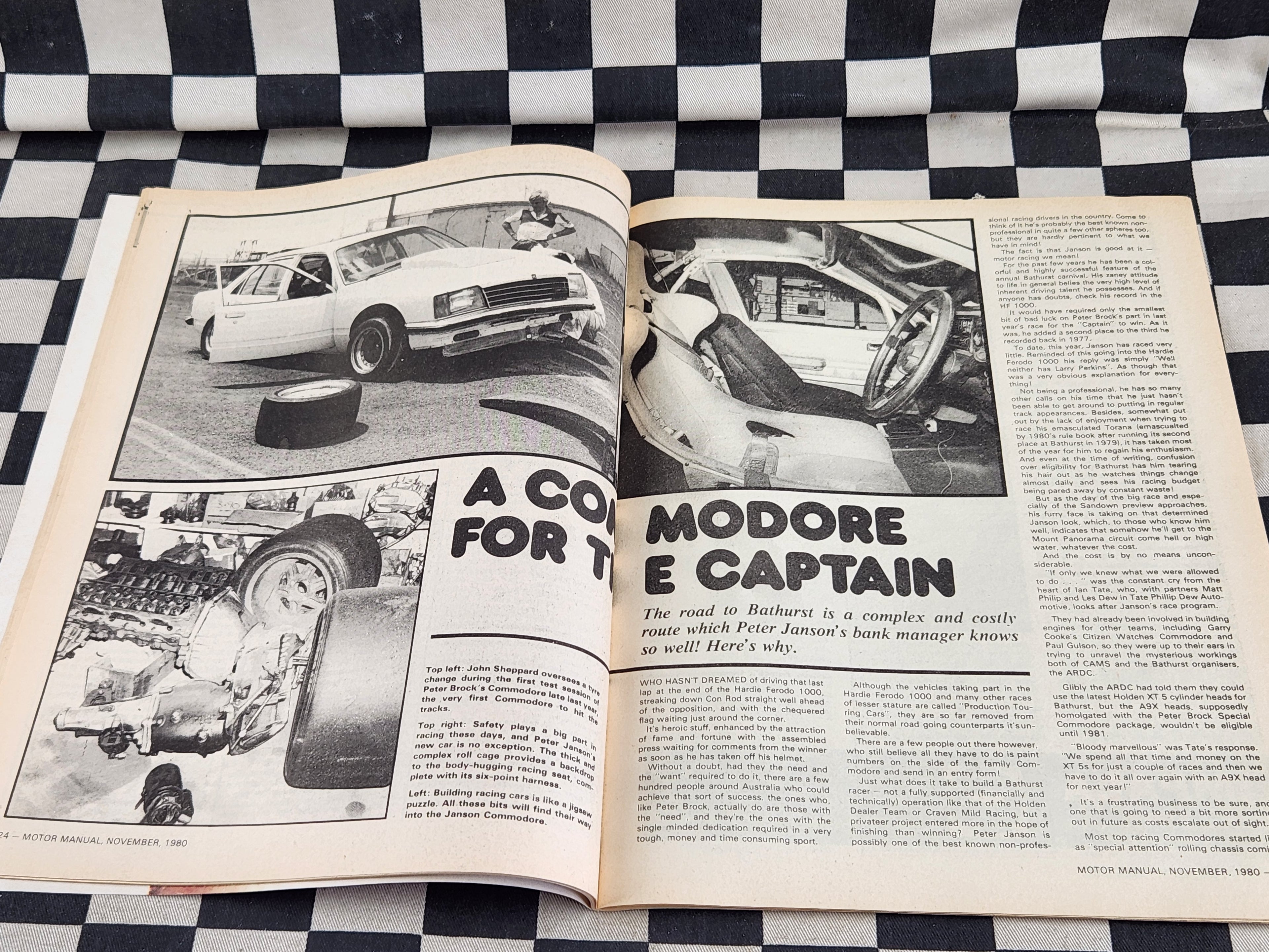 Motor Manual Magazine November 1980 Bathurst 1000 Commodore