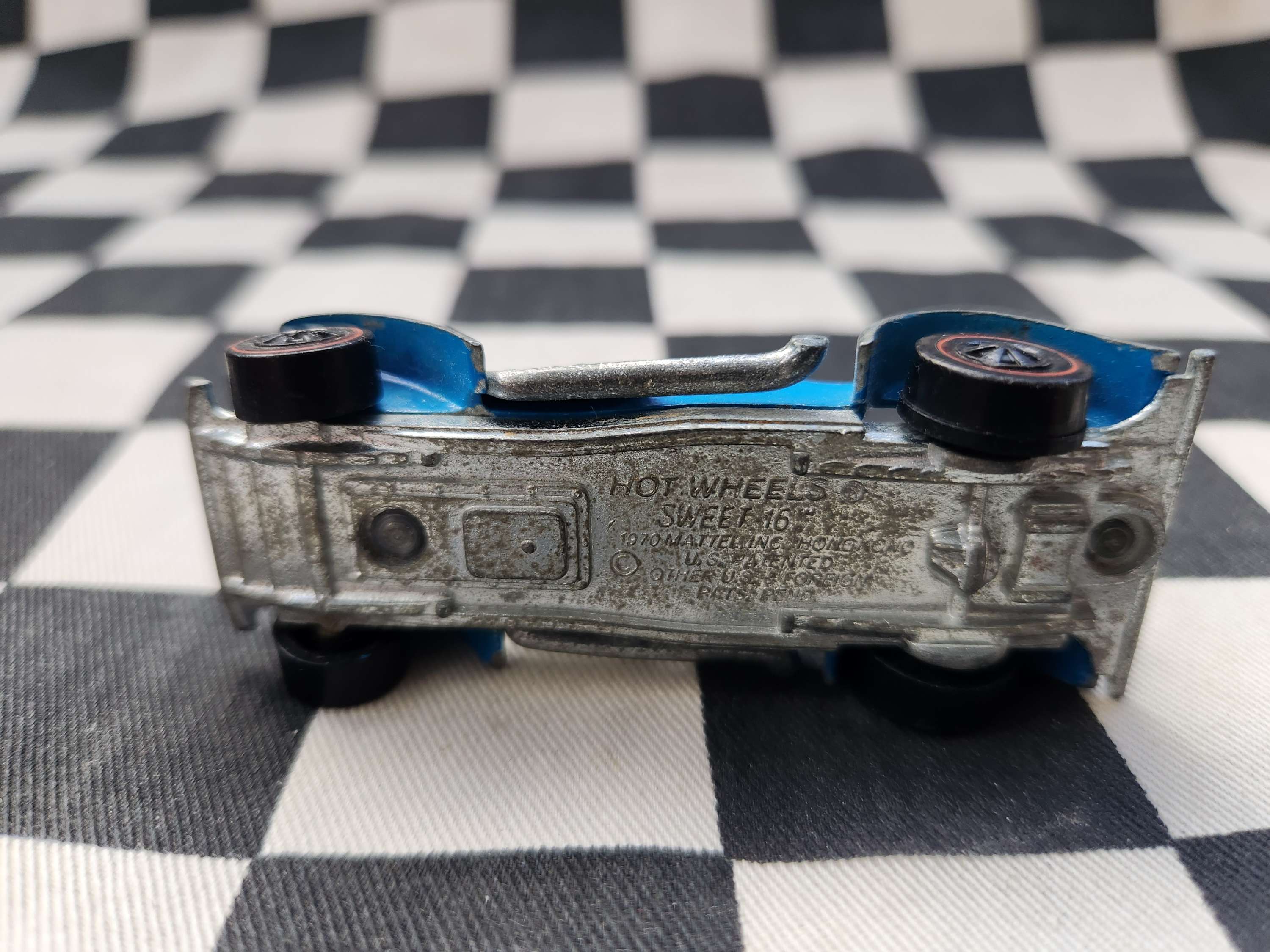 Vintage Loose Hot Wheels Redline Sweet 16 Light Blue Enamel (interior Missing)