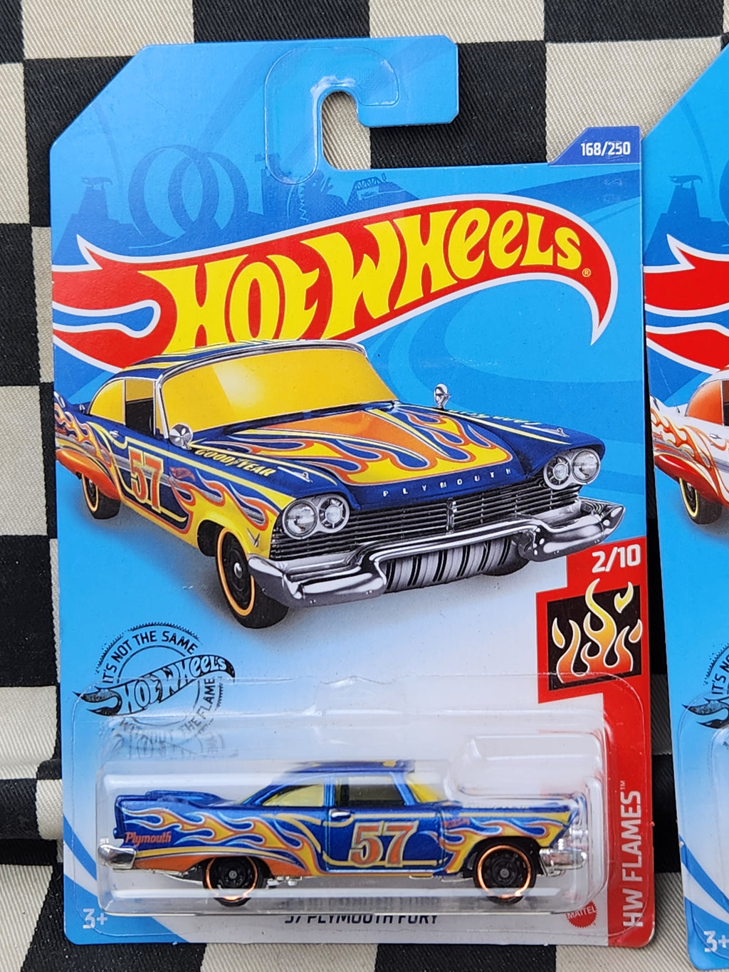 Hot Wheels 2019 Flames 57 Plymouth Fury Your Choice of