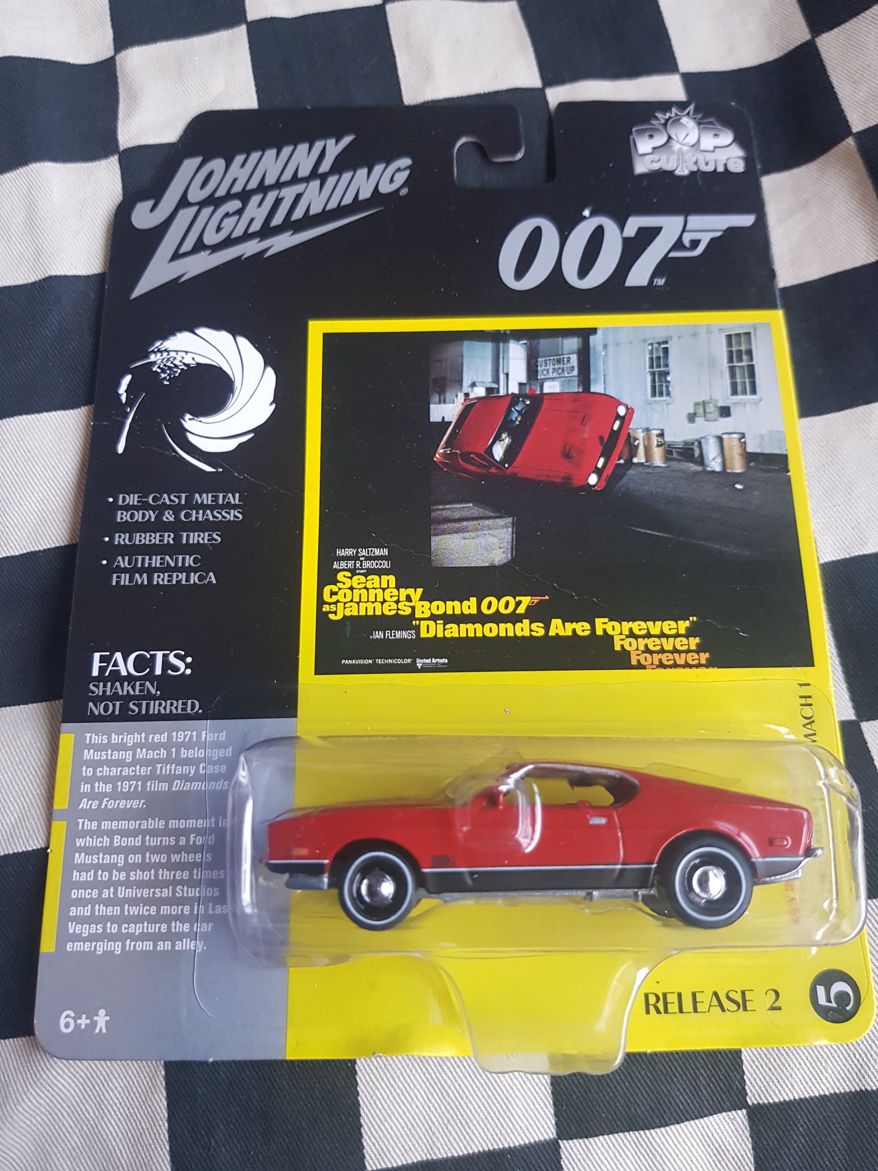 Johnny Lightning 007 James Bond 1971 Ford Mustang Mach 1