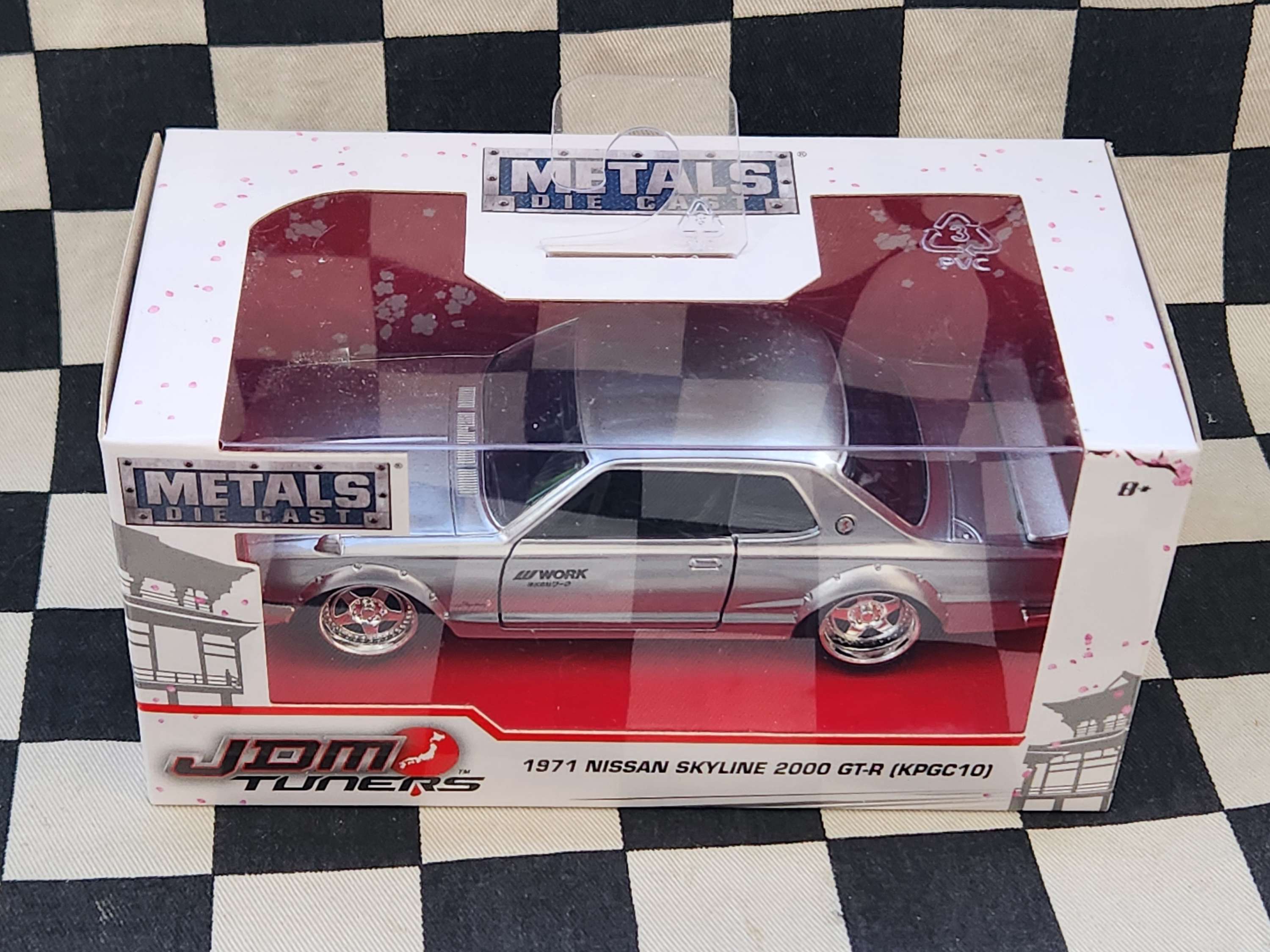 JDM Tuners 1/32 1971 Nissan Skyline 2000 GT-R KPGC10 Silver