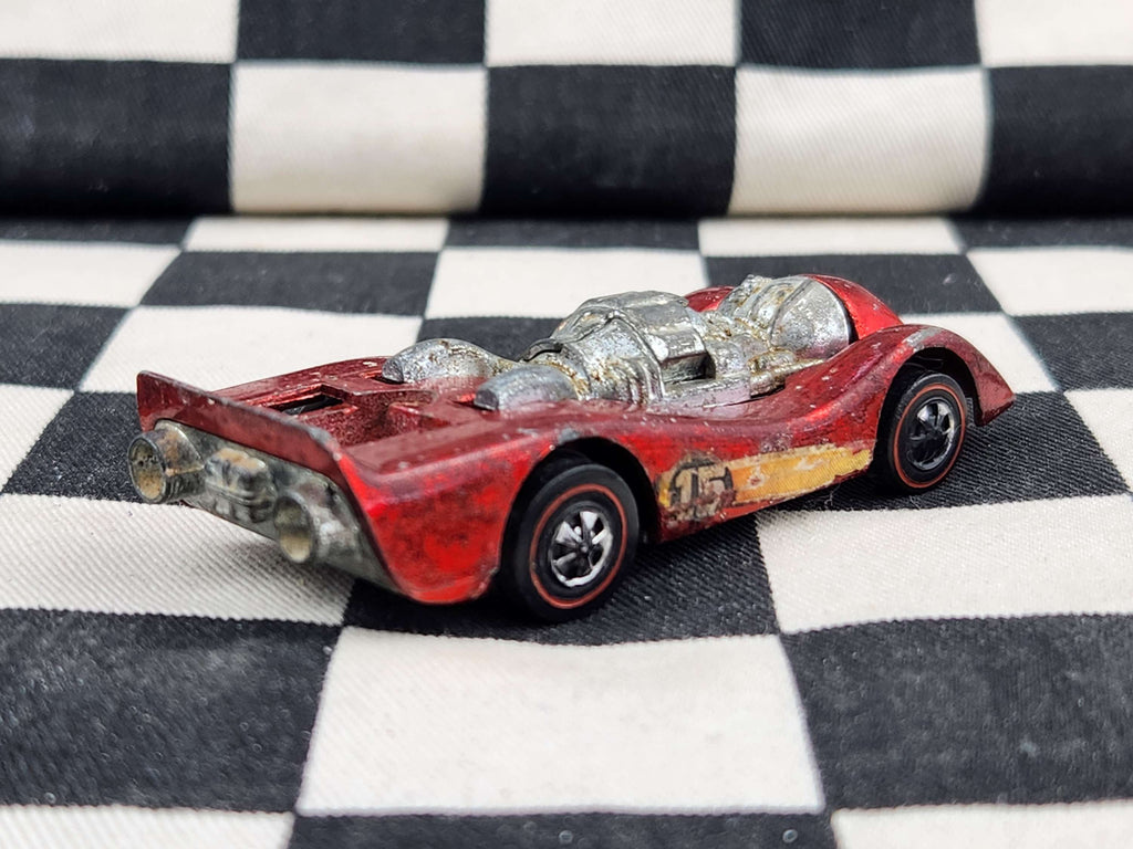 Hot Wheels Redline Jet Threat Spectraflame Red Hong Kong