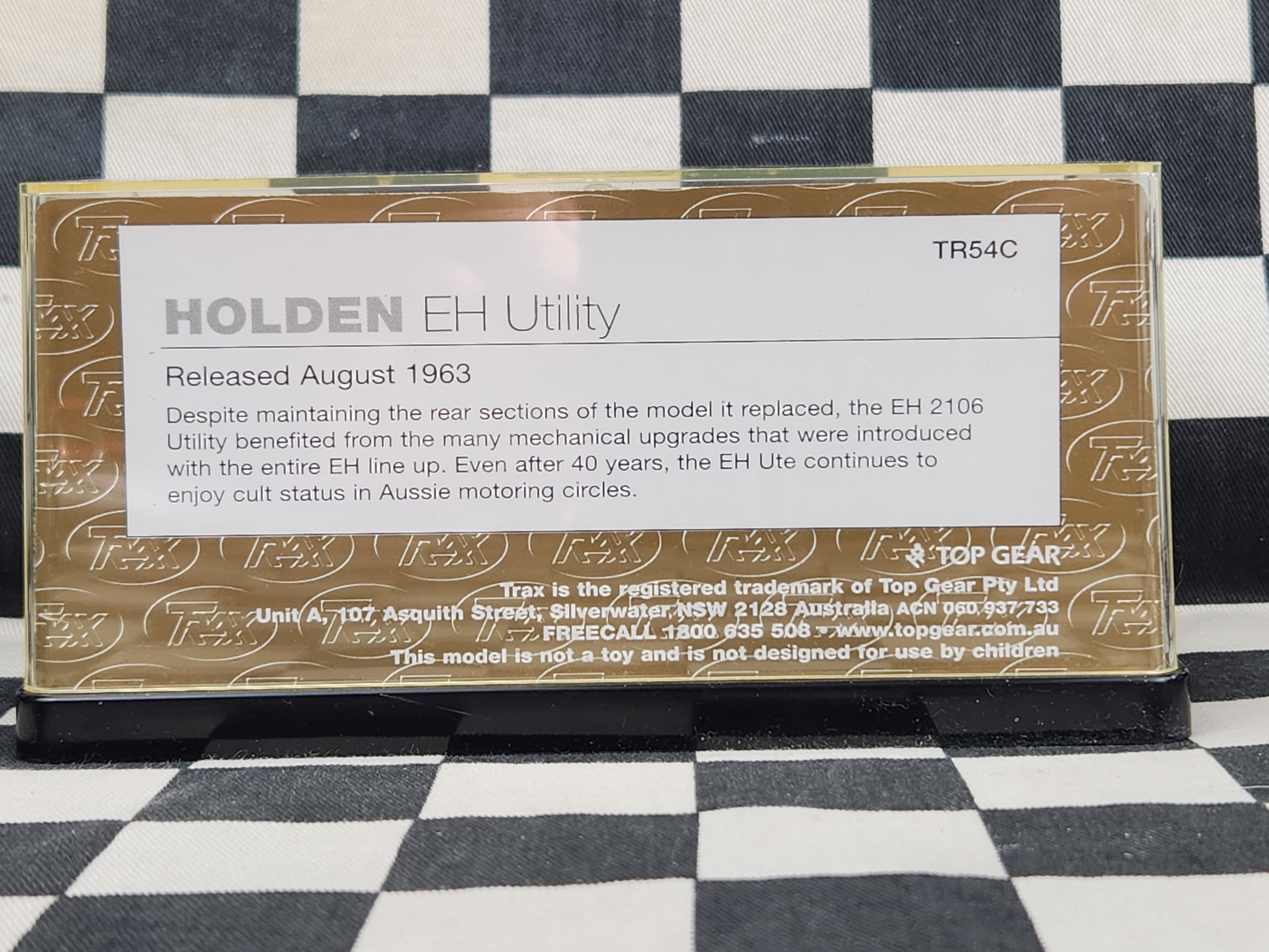 Trax 1:43 Holden EH Ute TR54C Grey