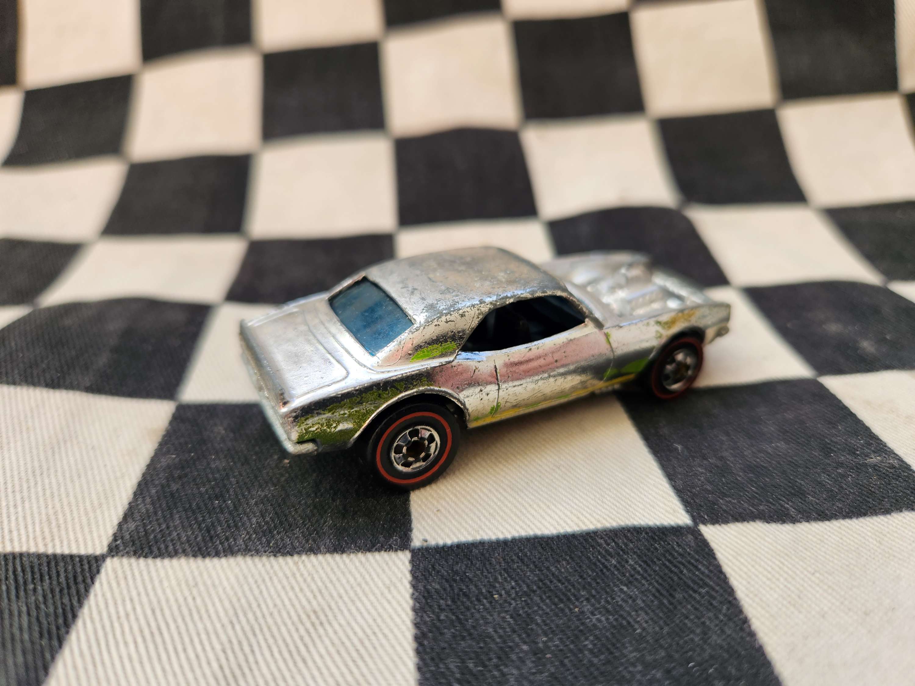 Vintage Loose Hot Wheels Redline Heavy Chevy Camaro Super Chromes
