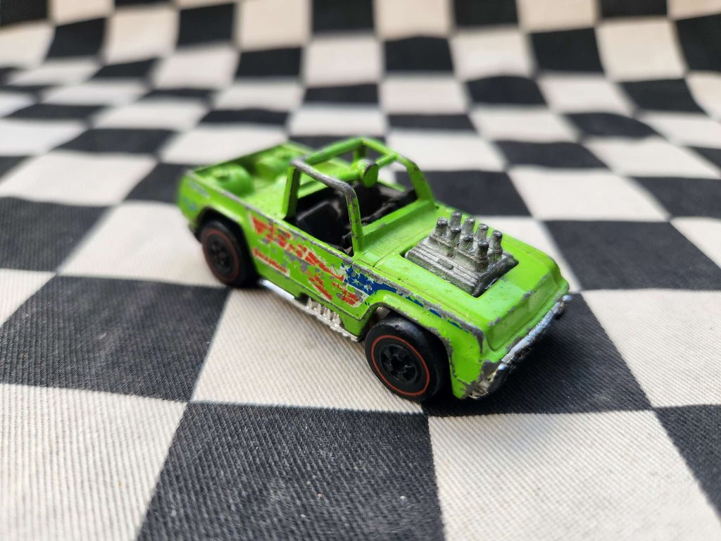 Vintage Loose Hot Wheels Redline Baja Bruiser Green Enamel